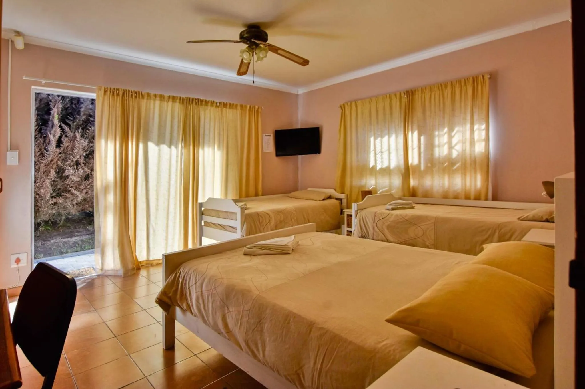 Bed in Anandi Guesthouse Swakopmund