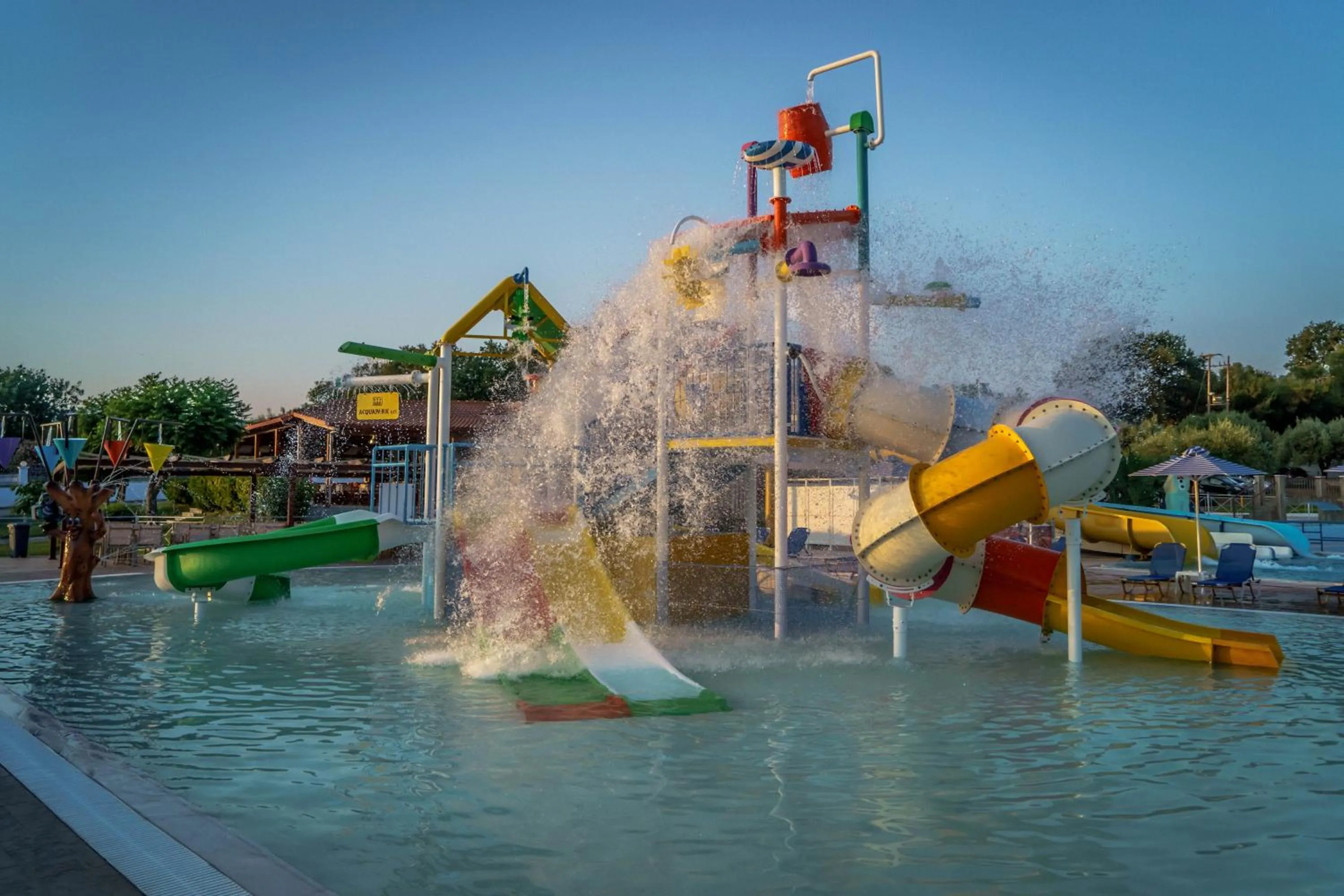 Aqua park in Hotel Kanali