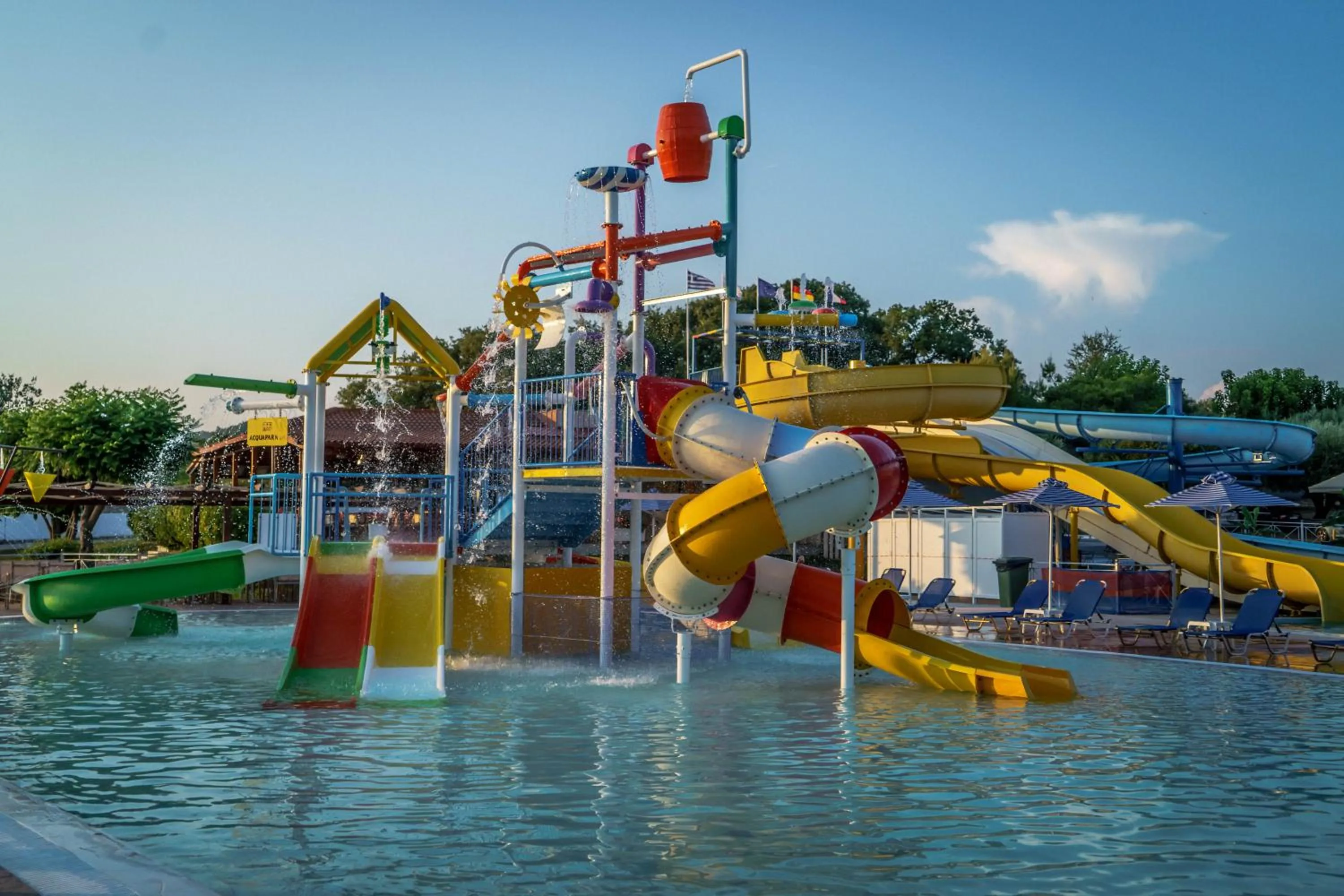 Aqua park in Hotel Kanali