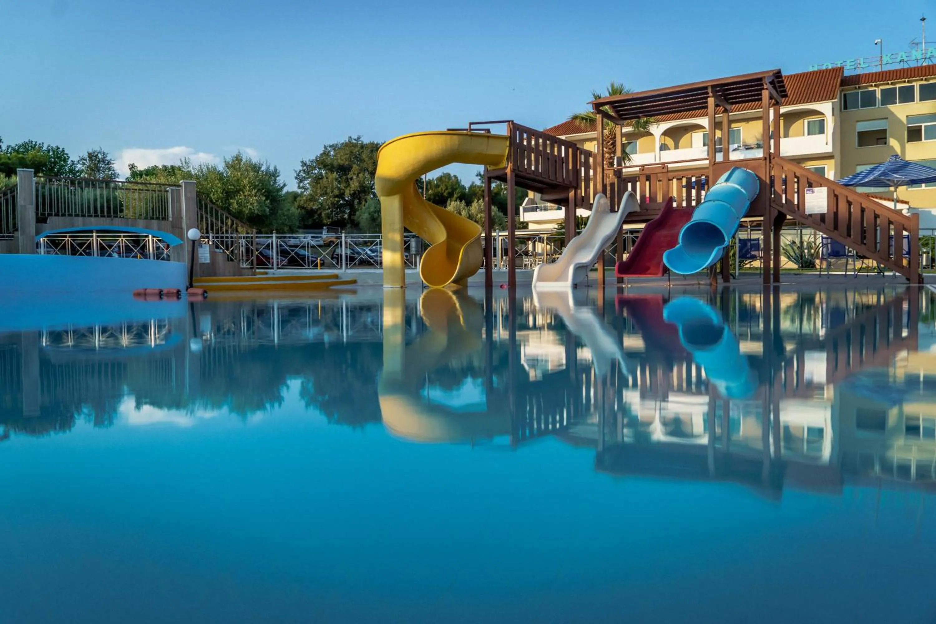 Aqua park in Hotel Kanali