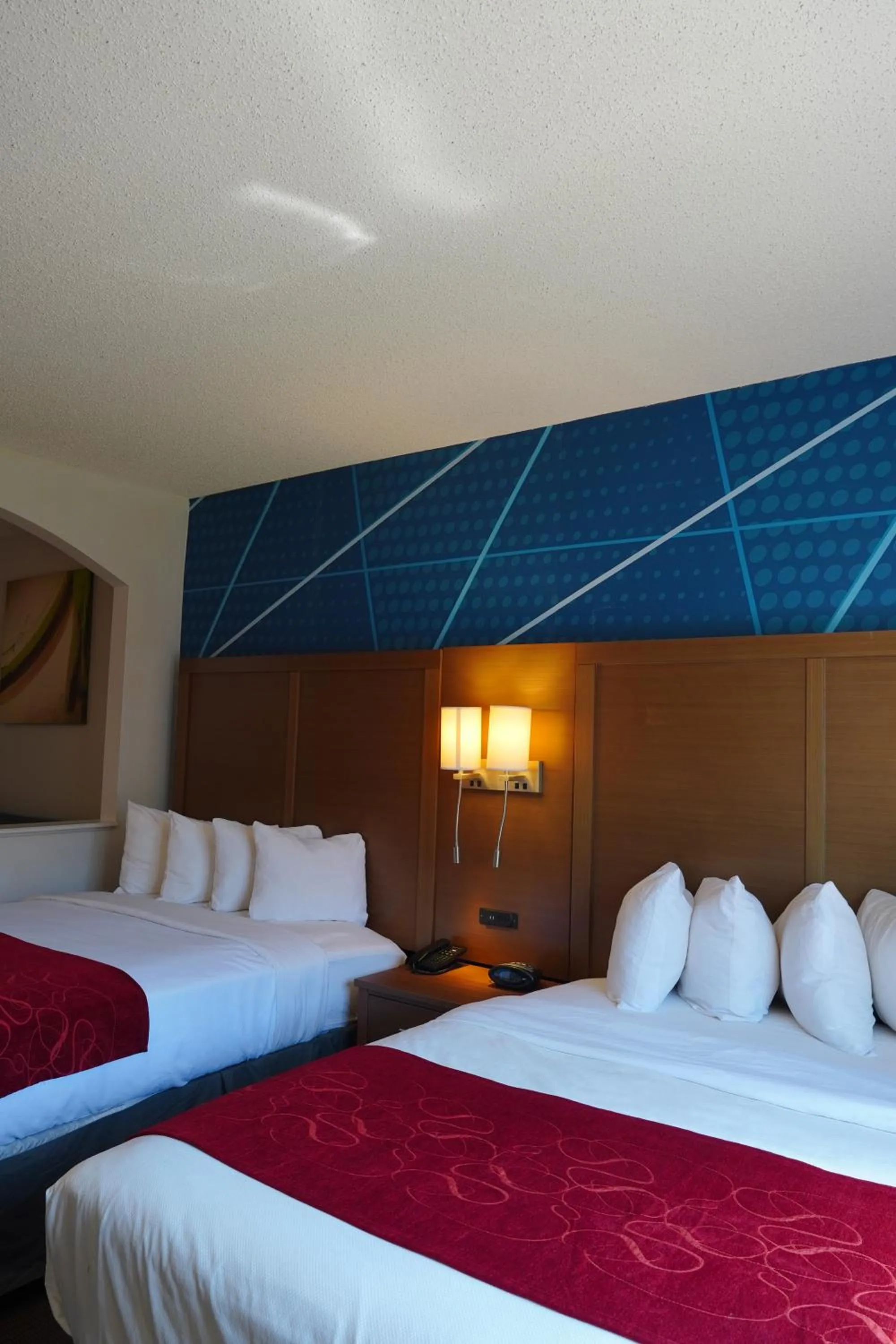 Bed in Comfort Suites Bush Intercontinental Airport