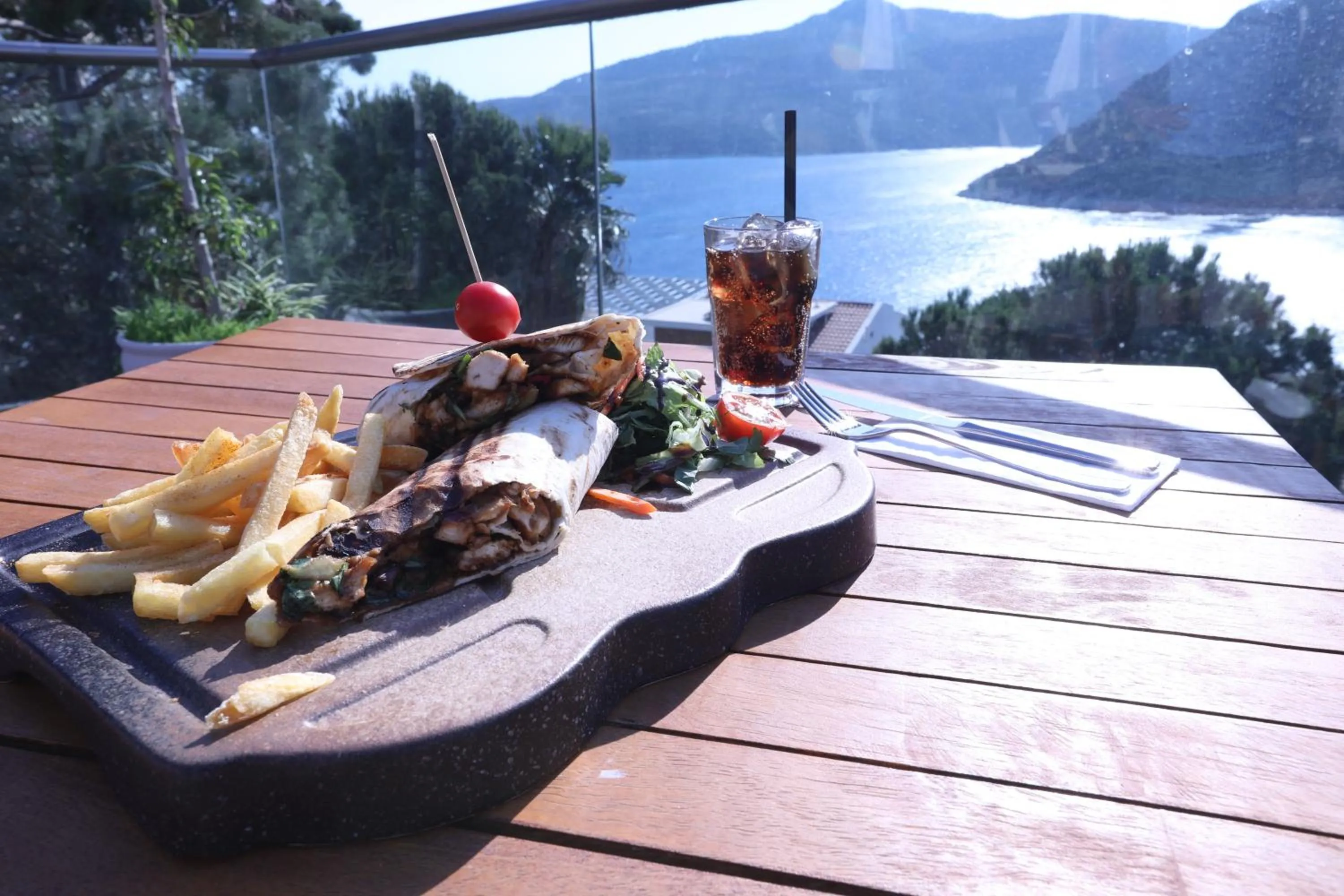 Food in Happy Hotel Kalkan