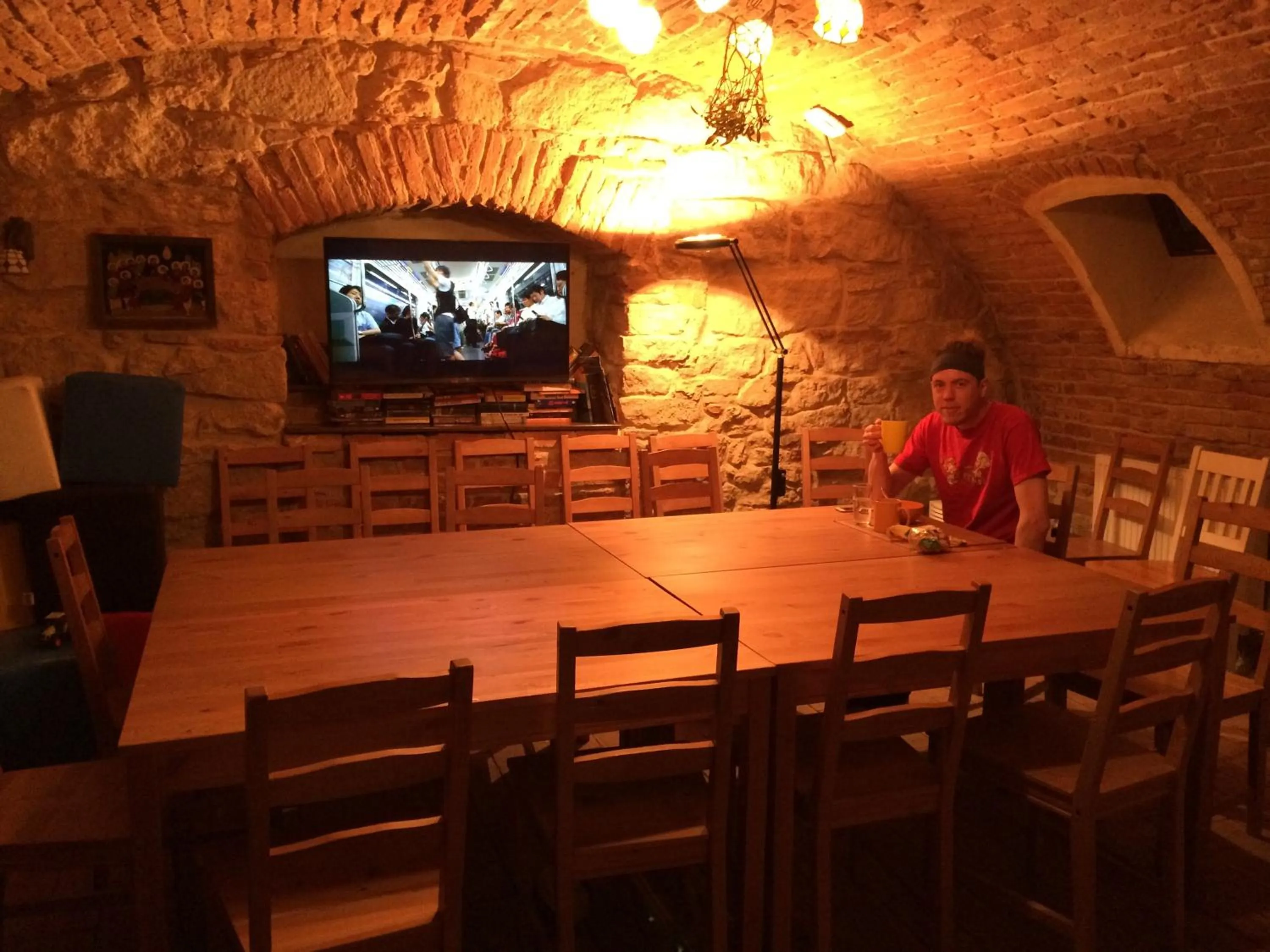 Game Room in Retro Hostel