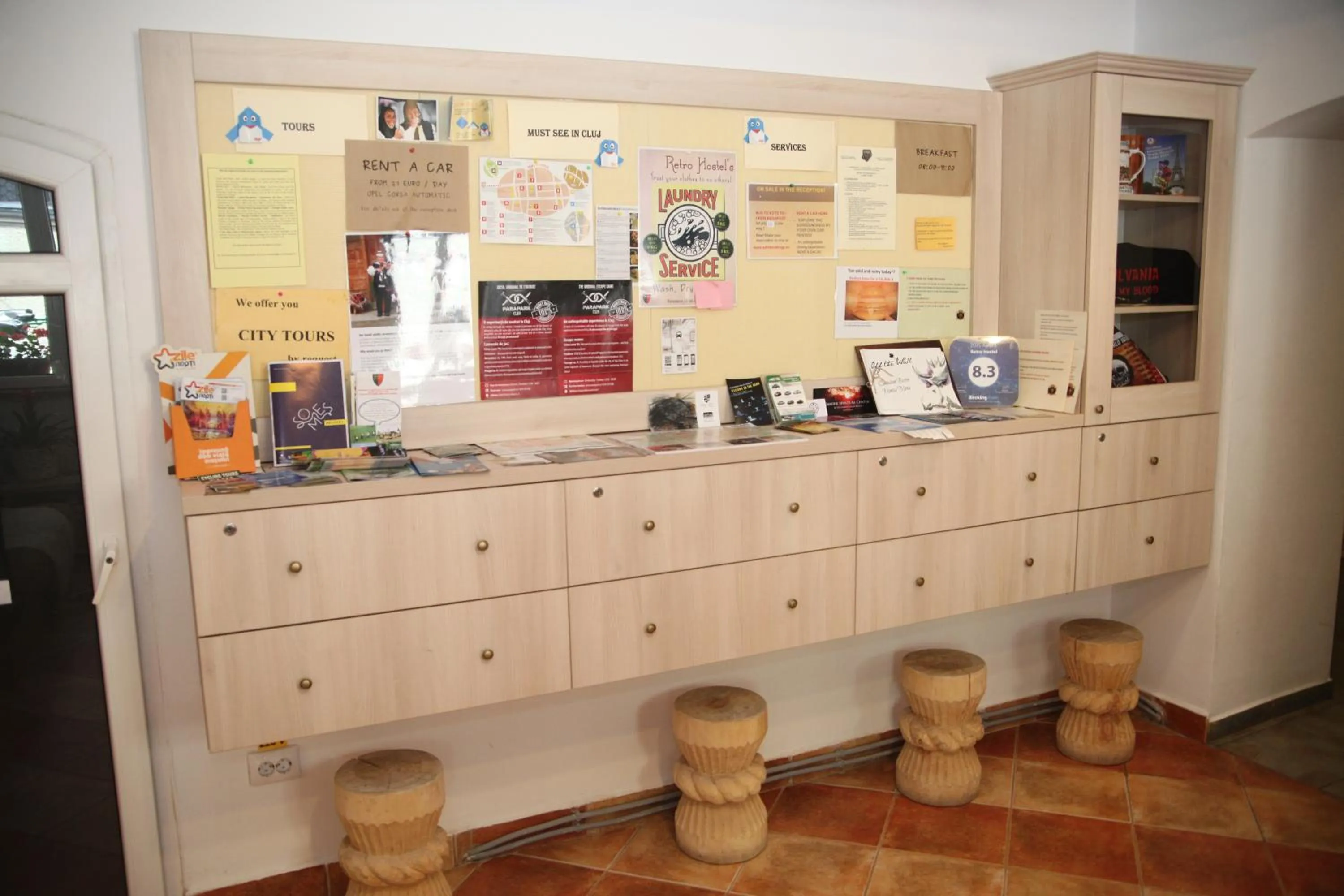 Property building in Retro Hostel