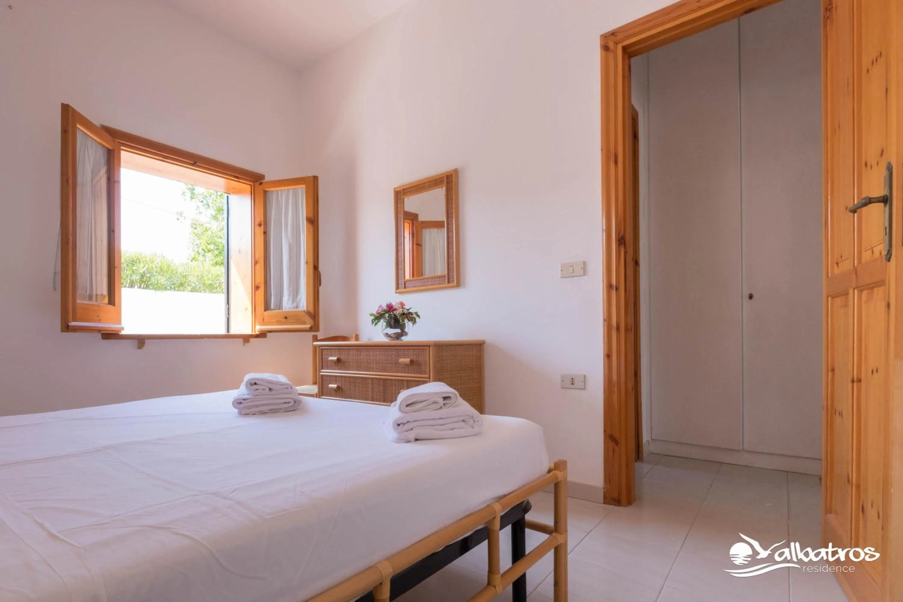 Bedroom, Bed in Residence Albatros