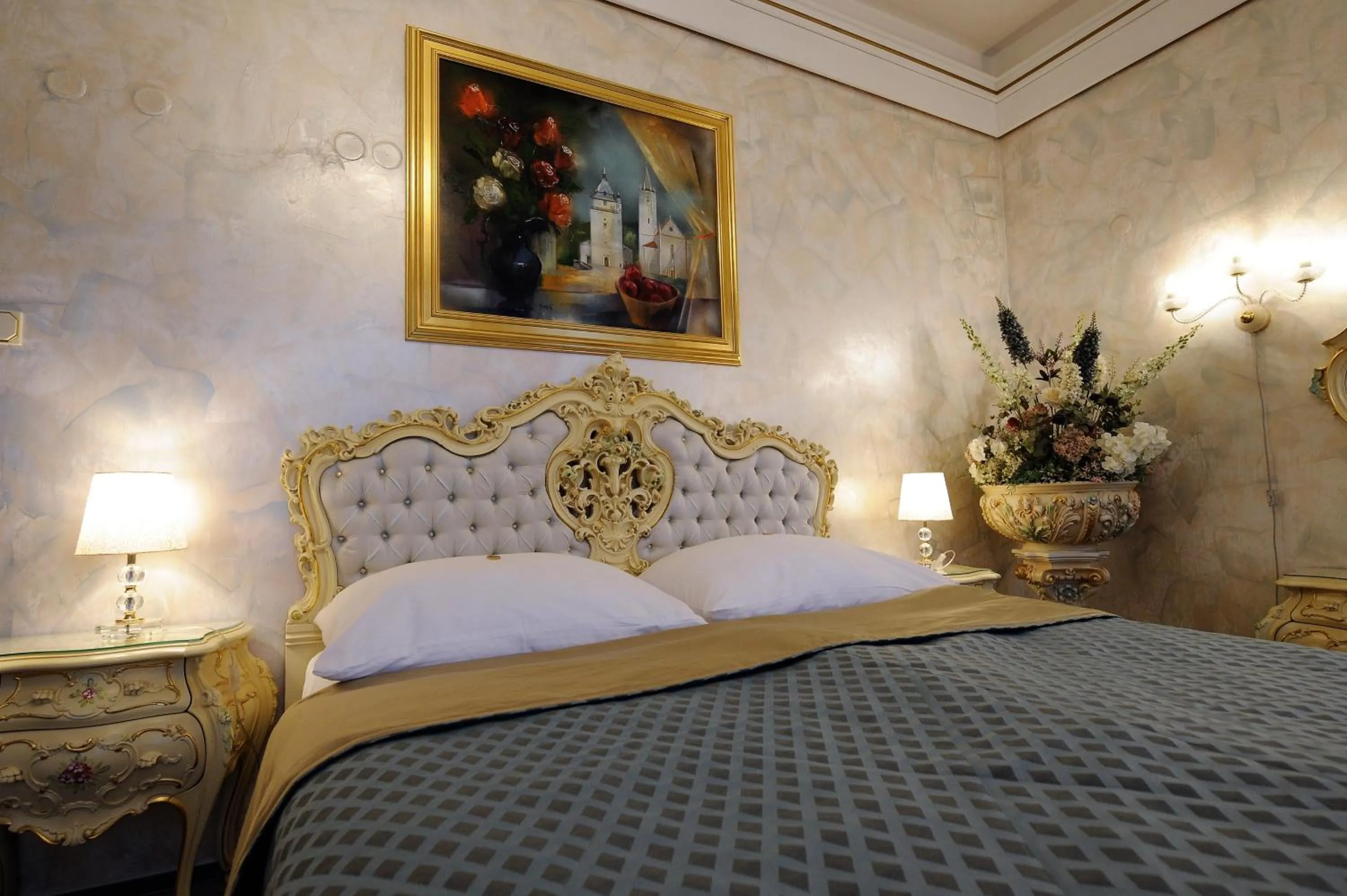 Bed in Hotel Prince de Ligne