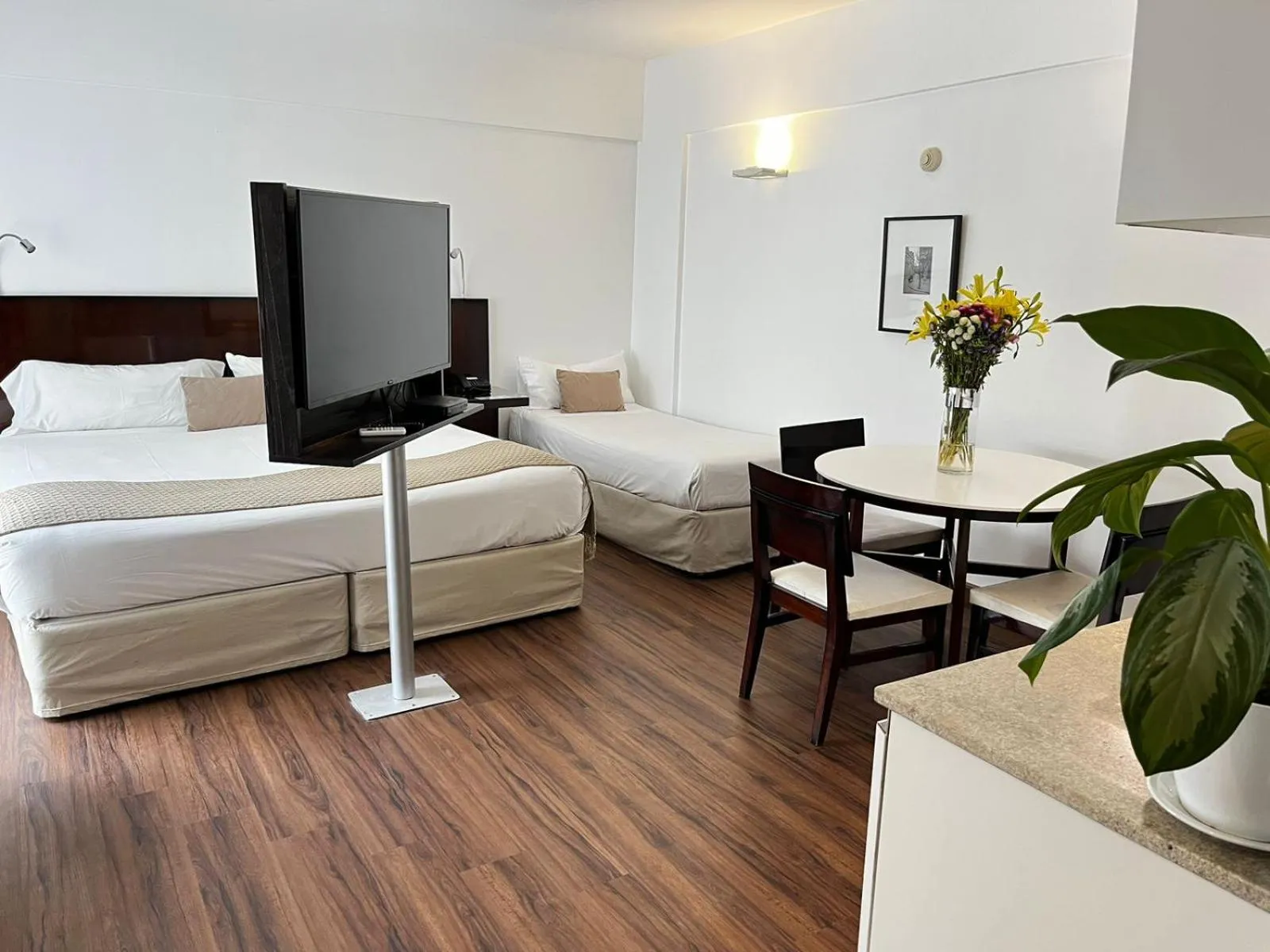 Bed in Awwa Suites & Spa