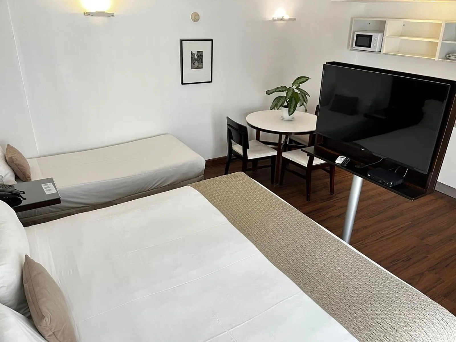 Bed in Awwa Suites & Spa