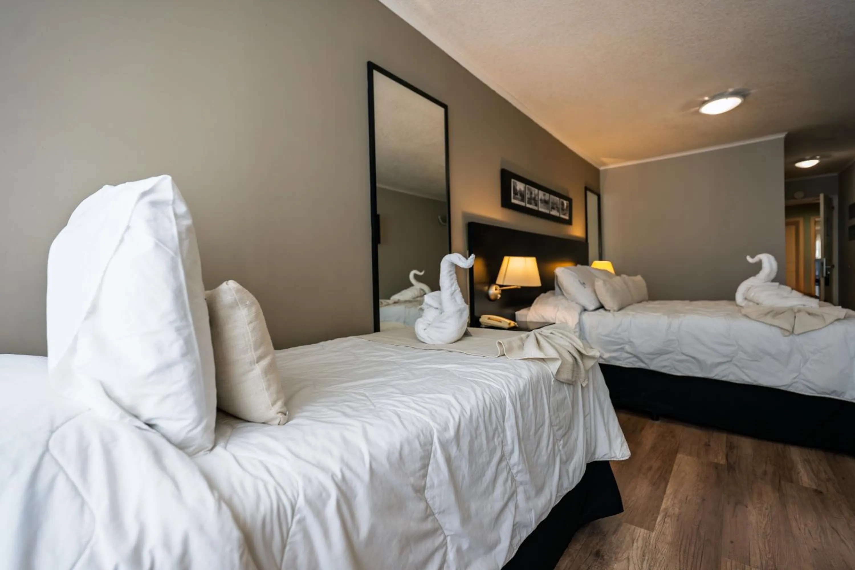 Bed in Pocitos Plaza Hotel