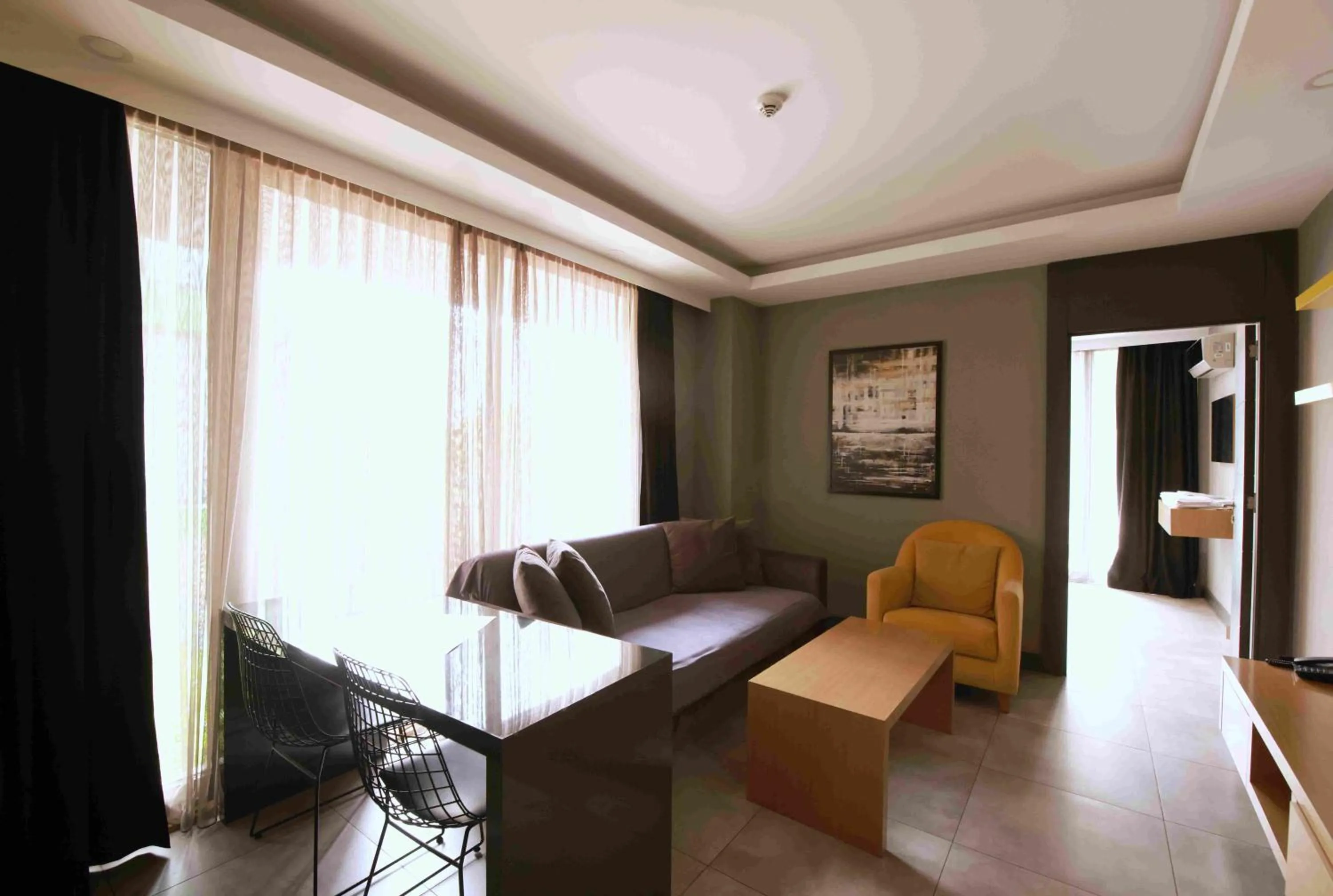 Seating area in Loft 1502