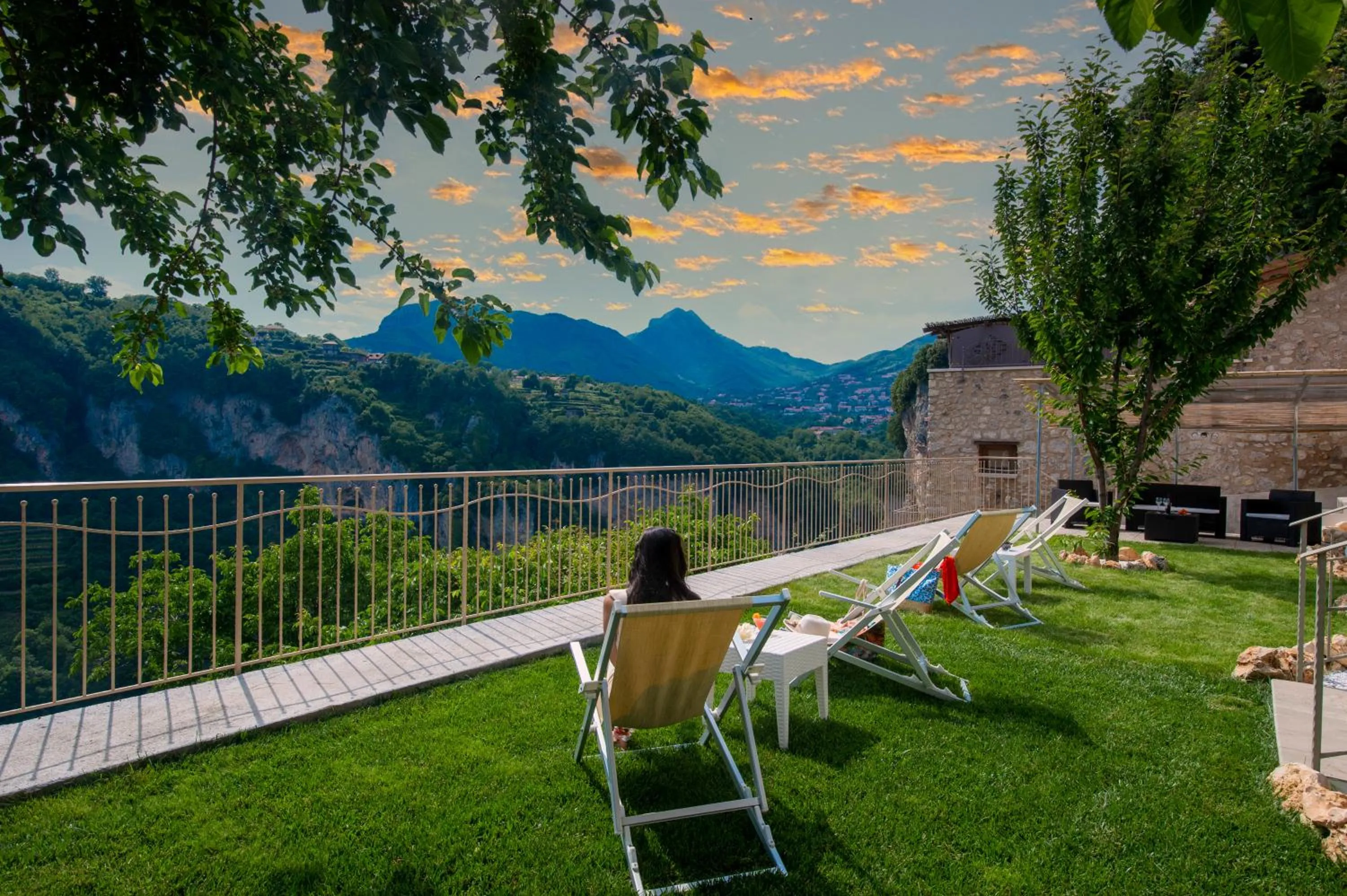 Garden in B&B Casanova