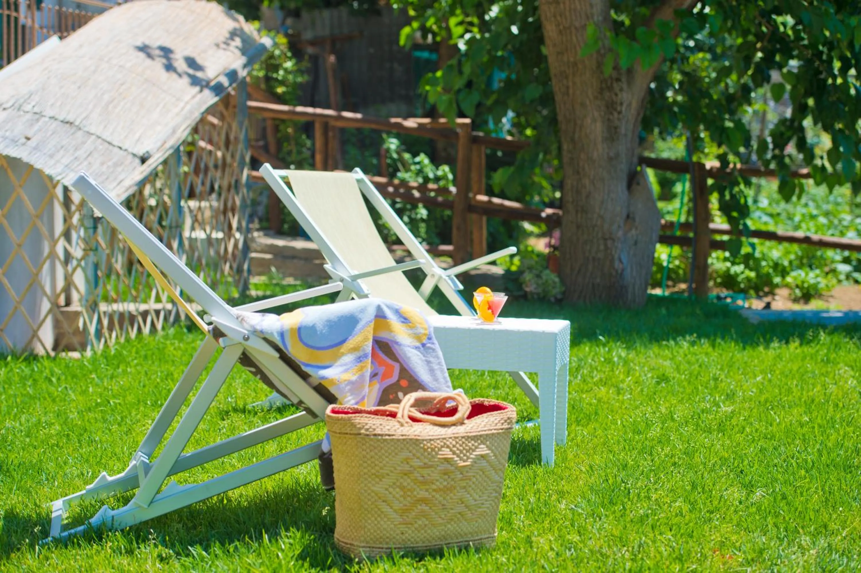 Garden in B&B Casanova