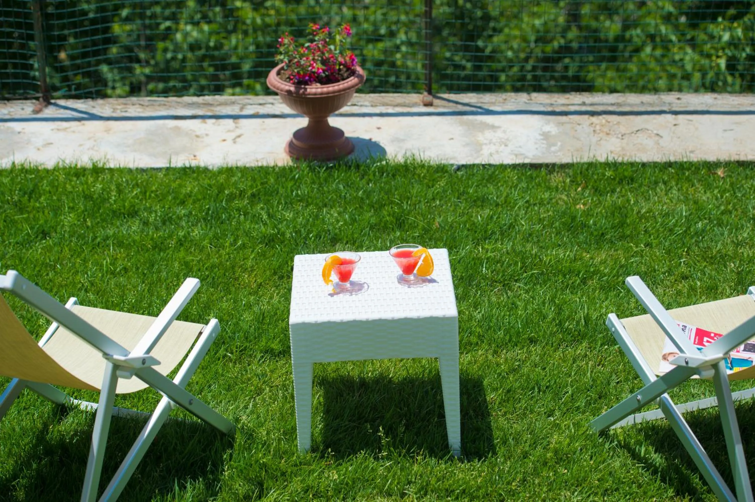 Garden in B&B Casanova