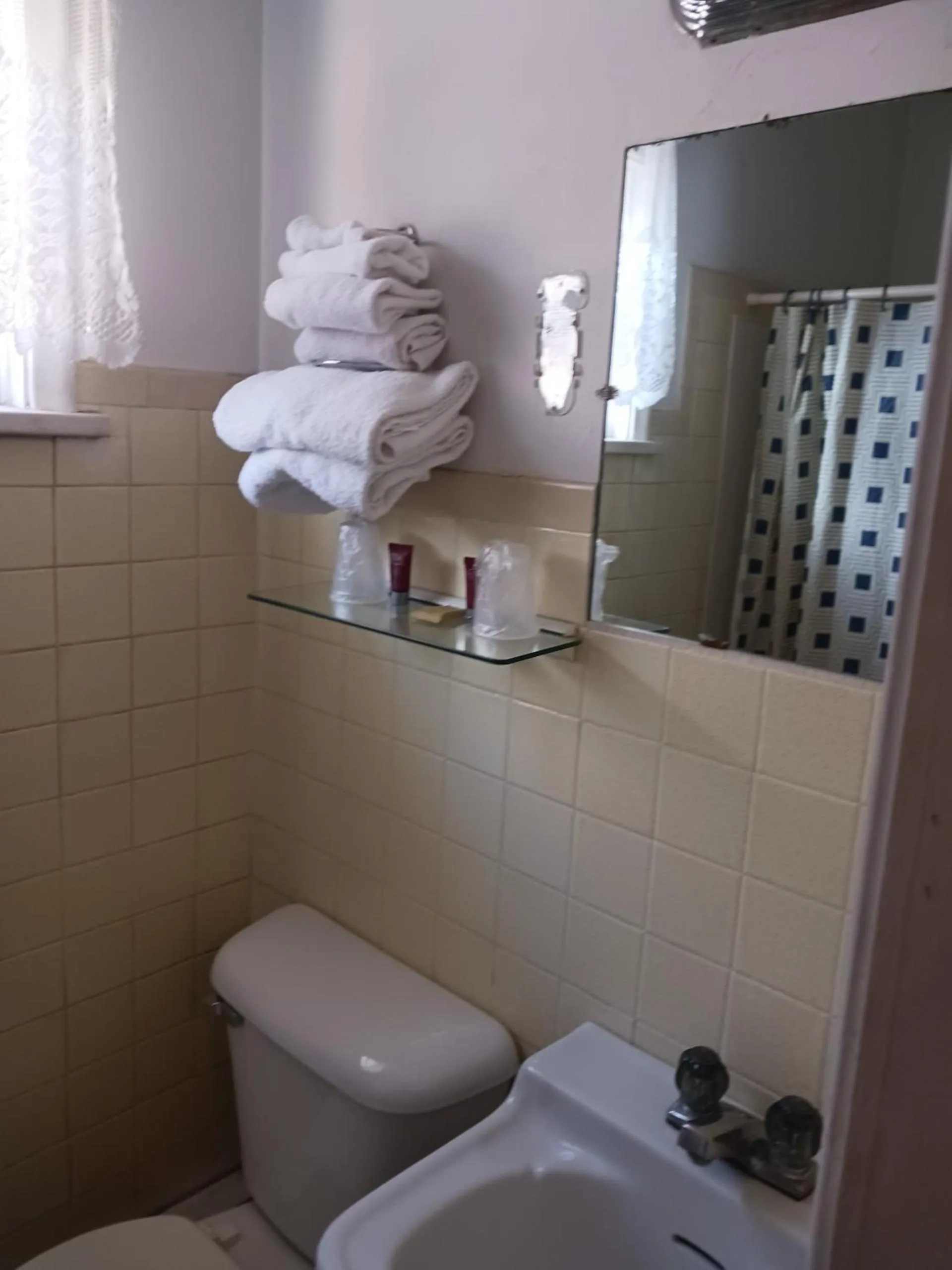 Shower in White Pine Motel