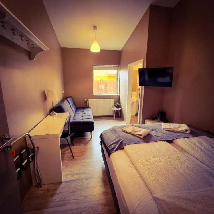 Bed in Reykjadalur Guesthouse