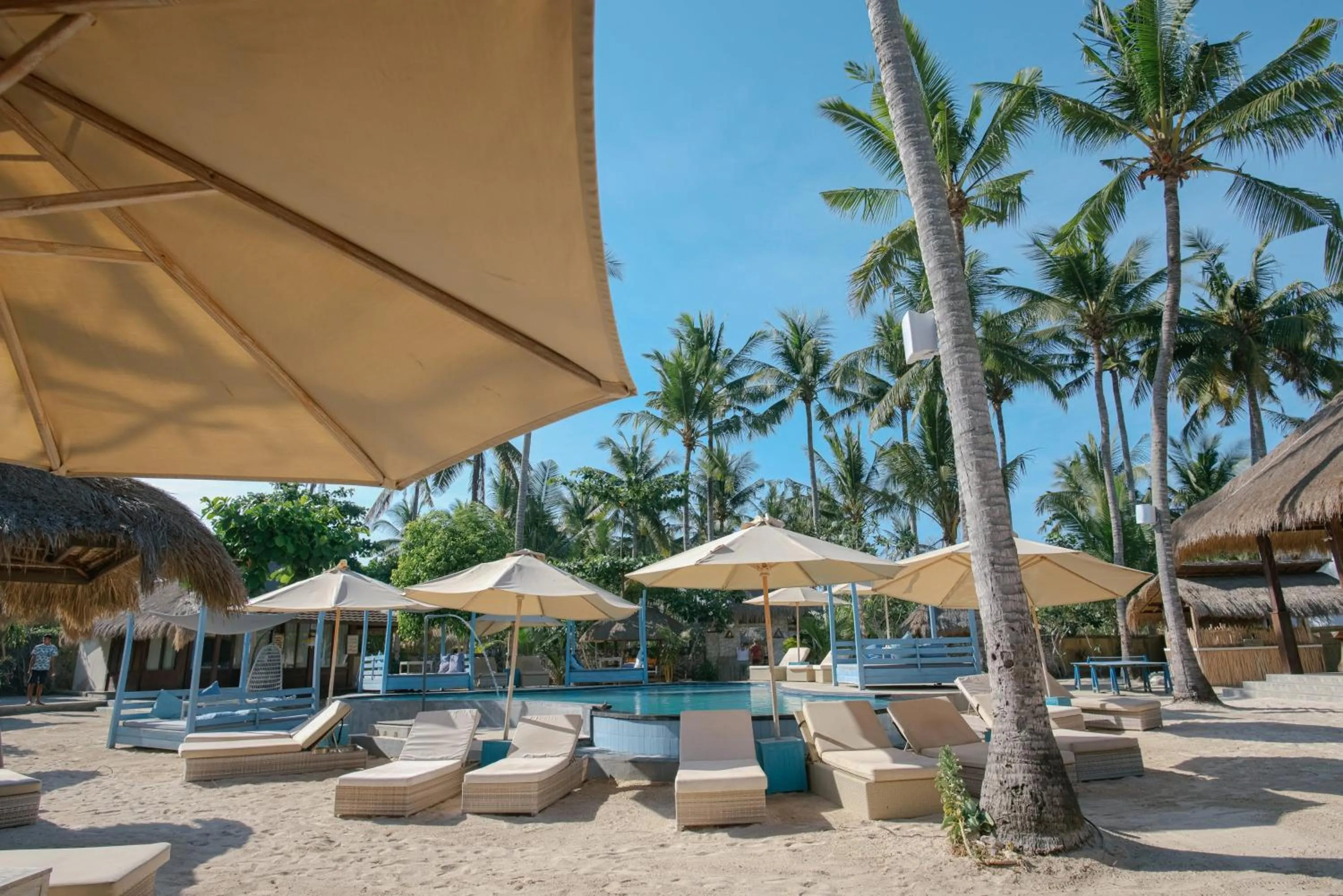 Garden in Le Nusa Beach Club