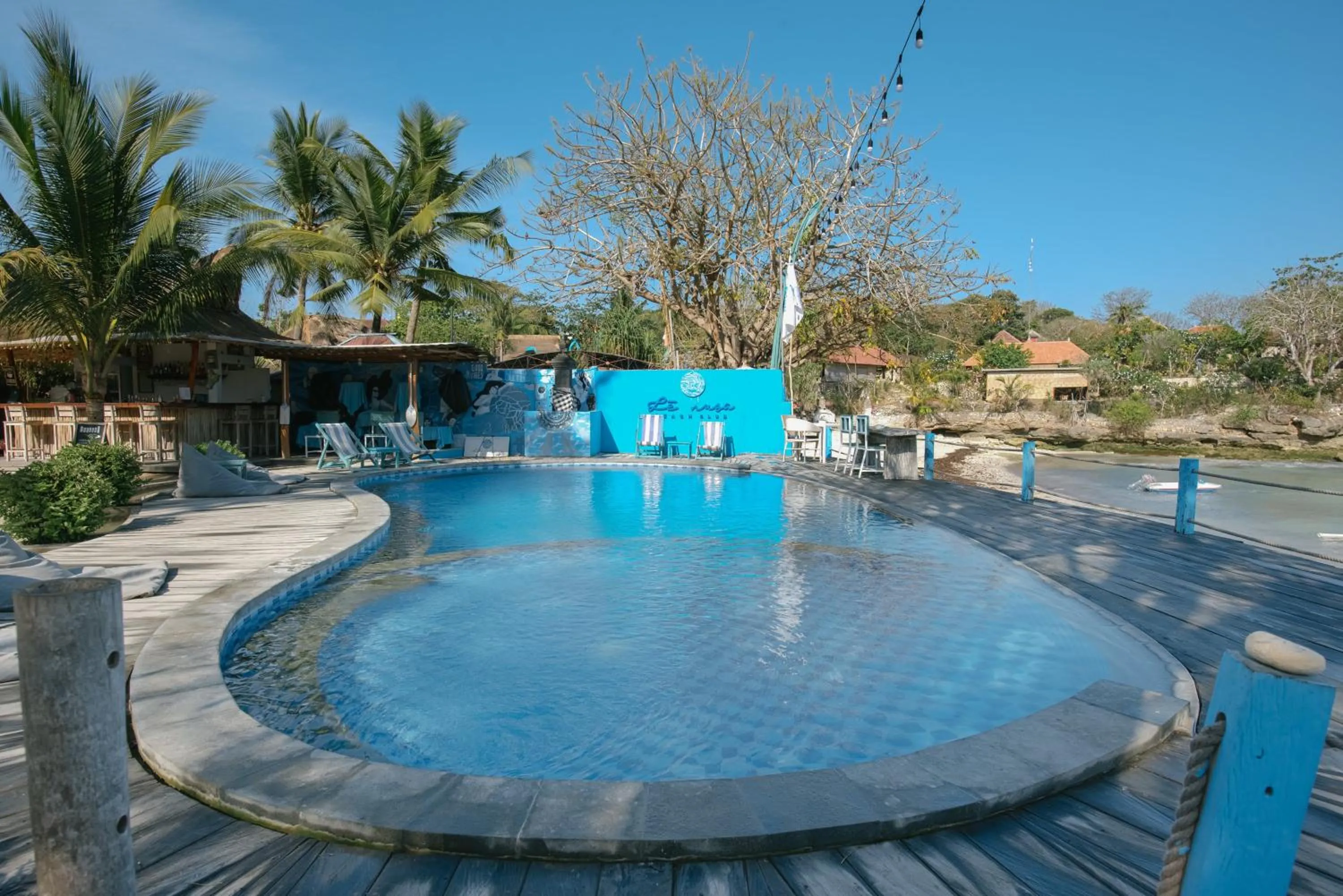 Pool view in Le Nusa Beach Club