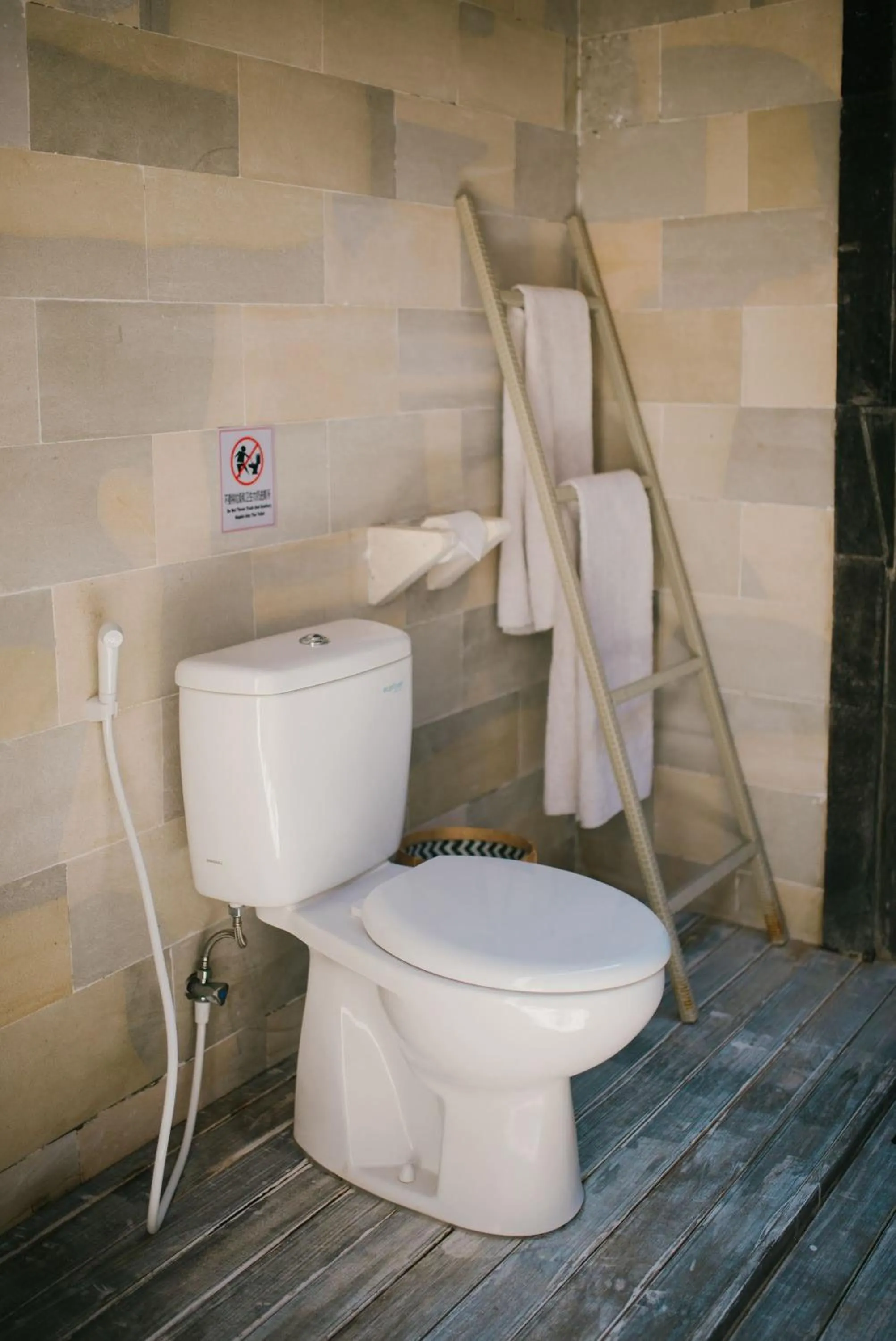 Toilet in Le Nusa Beach Club