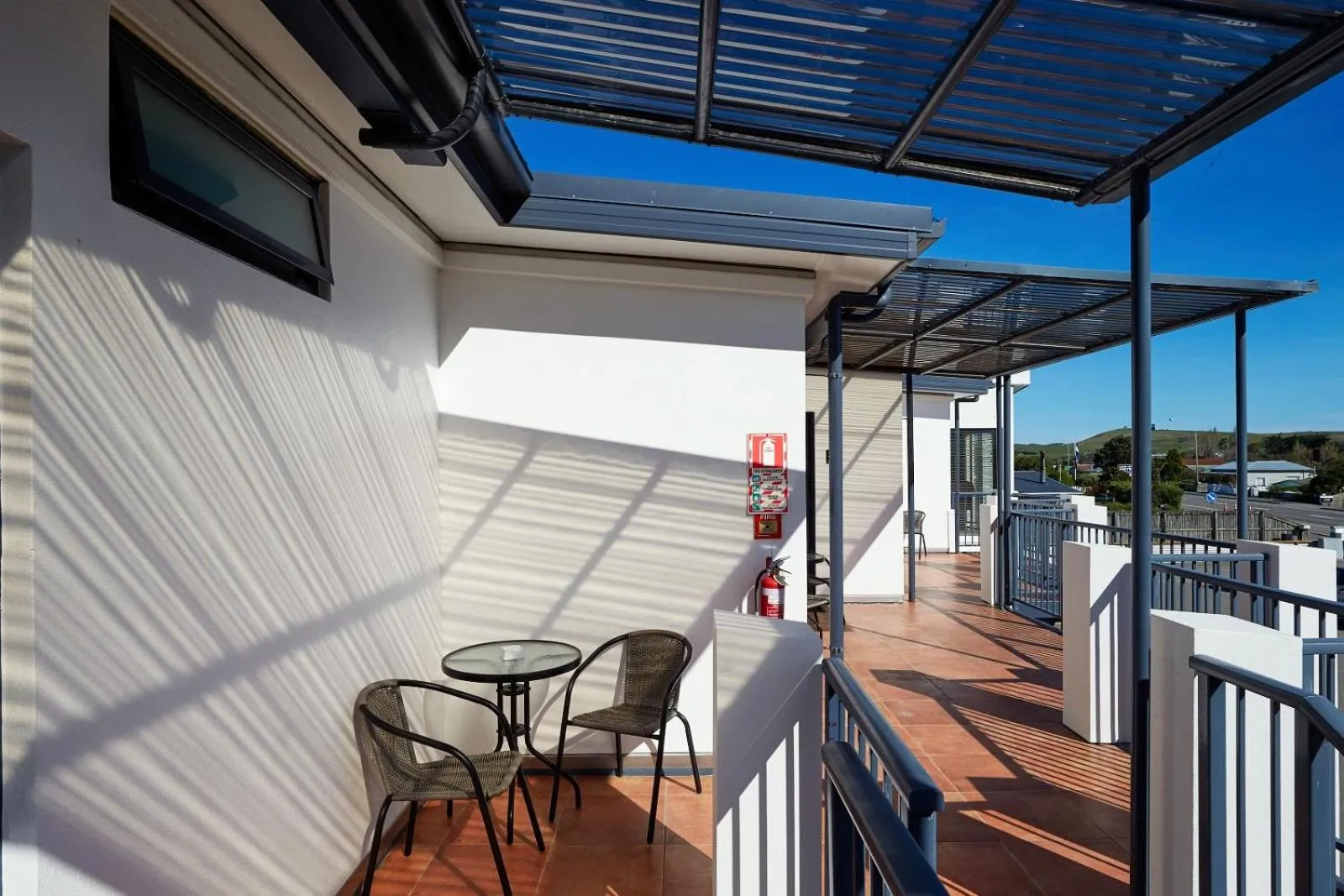 Balcony/Terrace in Kaikoura Quality Suites