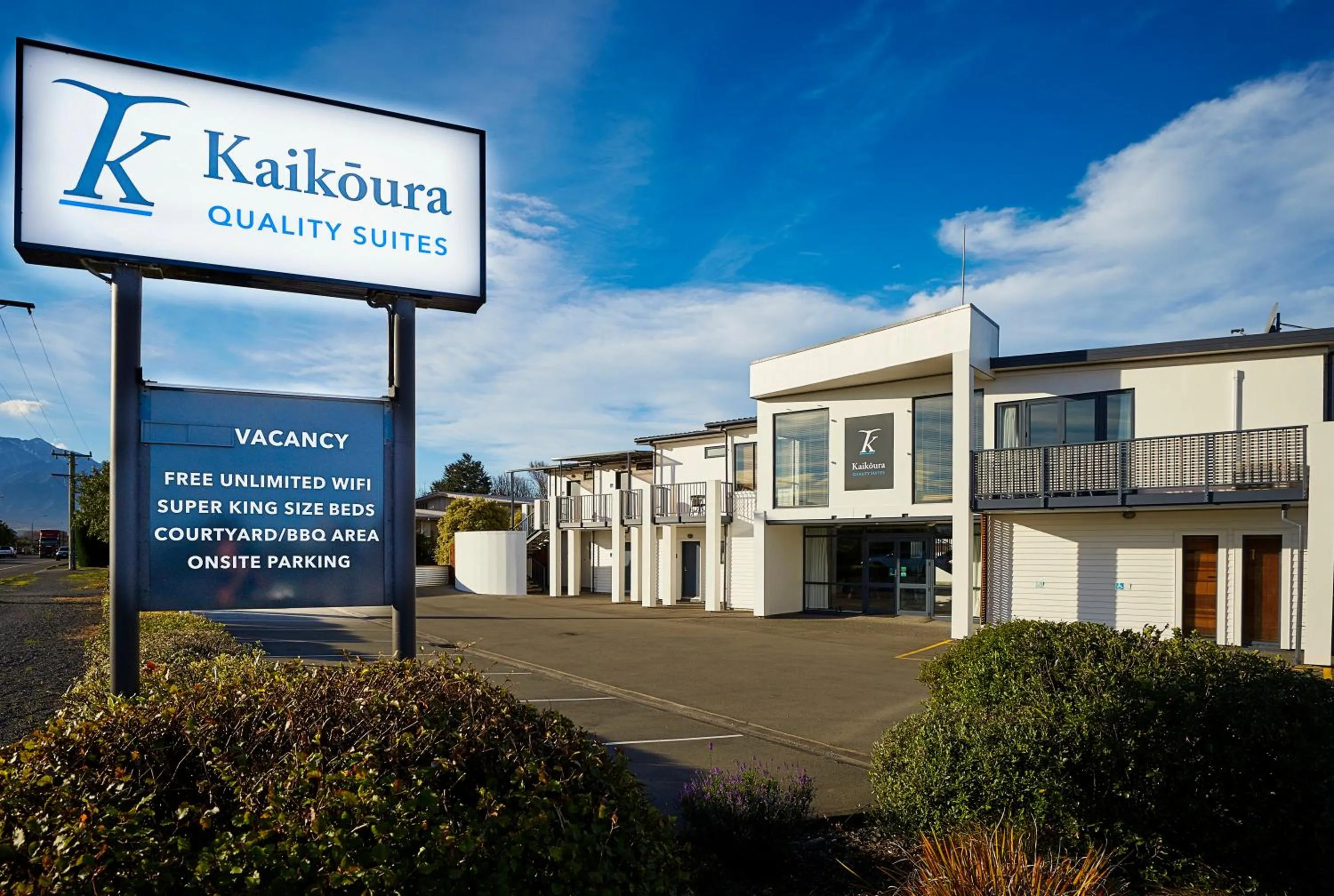 Facade/entrance in Kaikoura Quality Suites