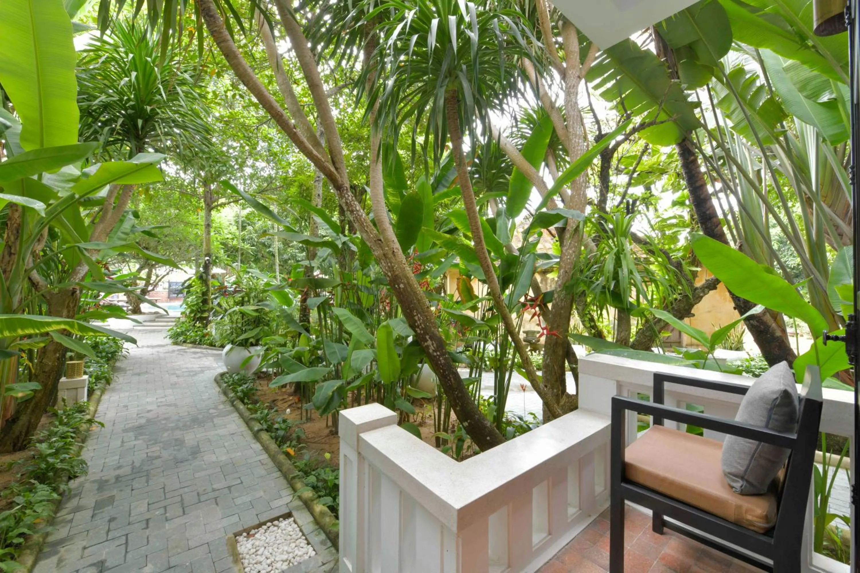 Patio in Hoi An Ancient House Resort & Spa