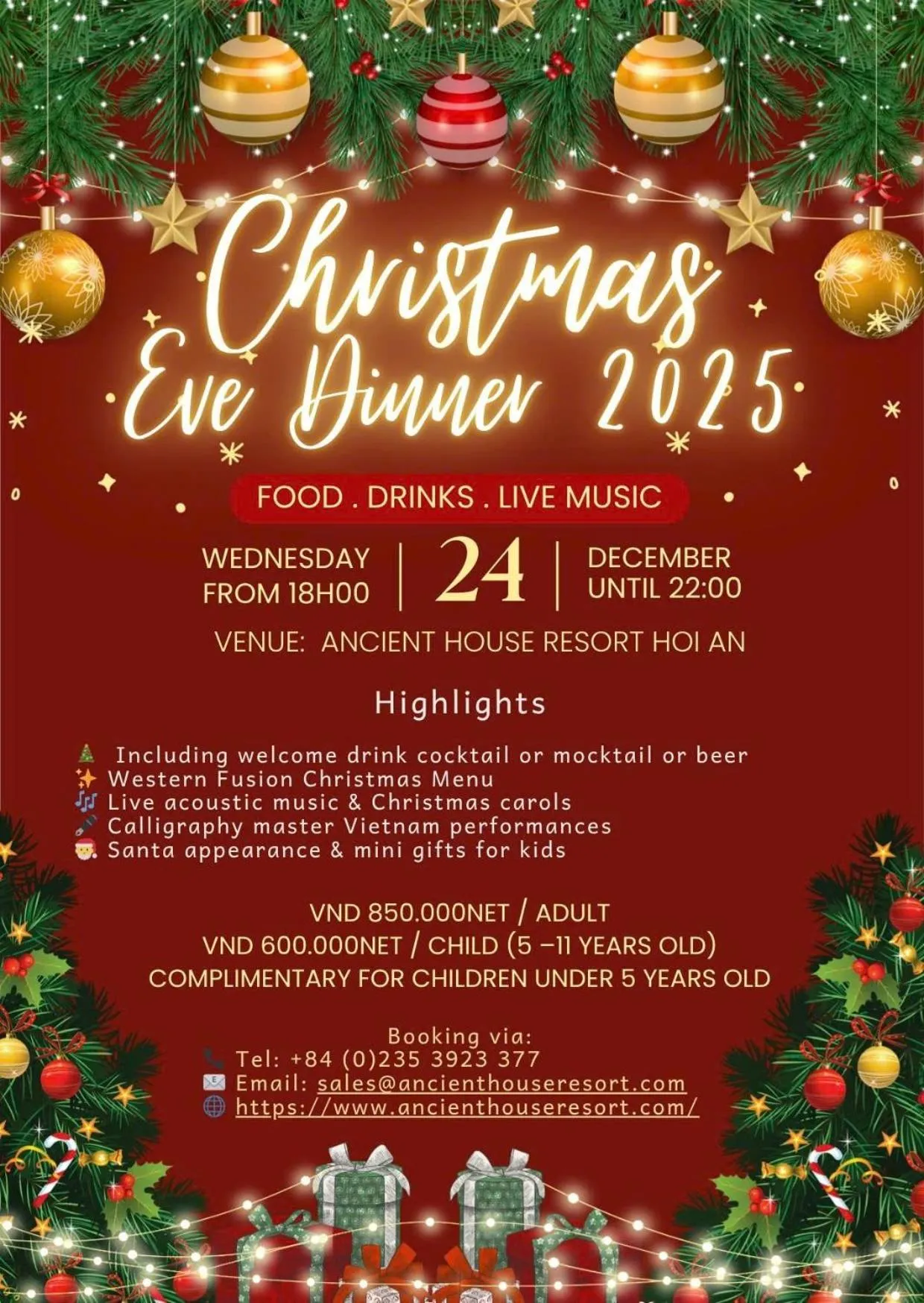 Restaurant/places to eat in Hoi An Ancient House Resort & Spa