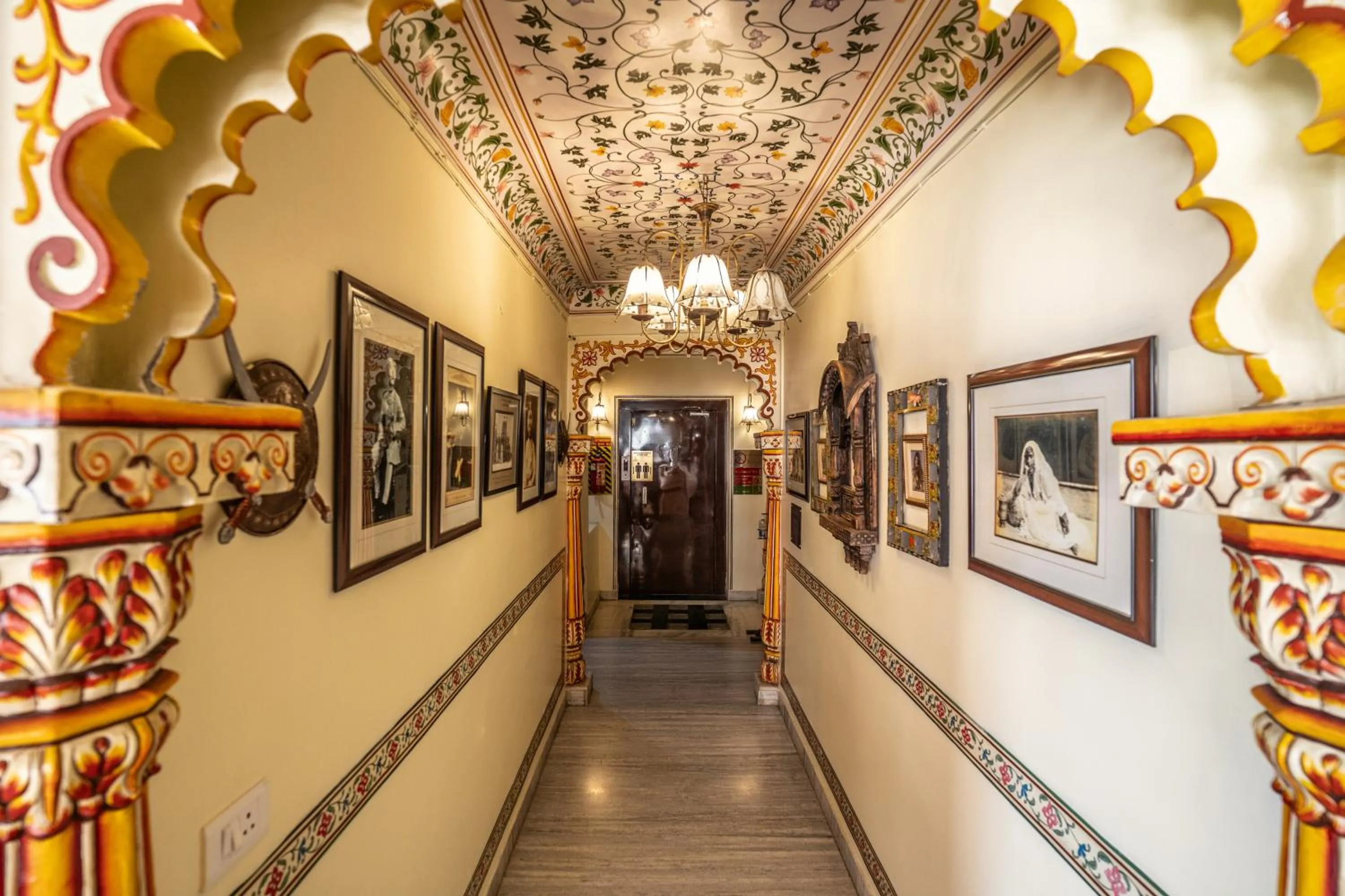 Decorative detail in Umaid Bhawan - A Heritage Style Boutique Hotel