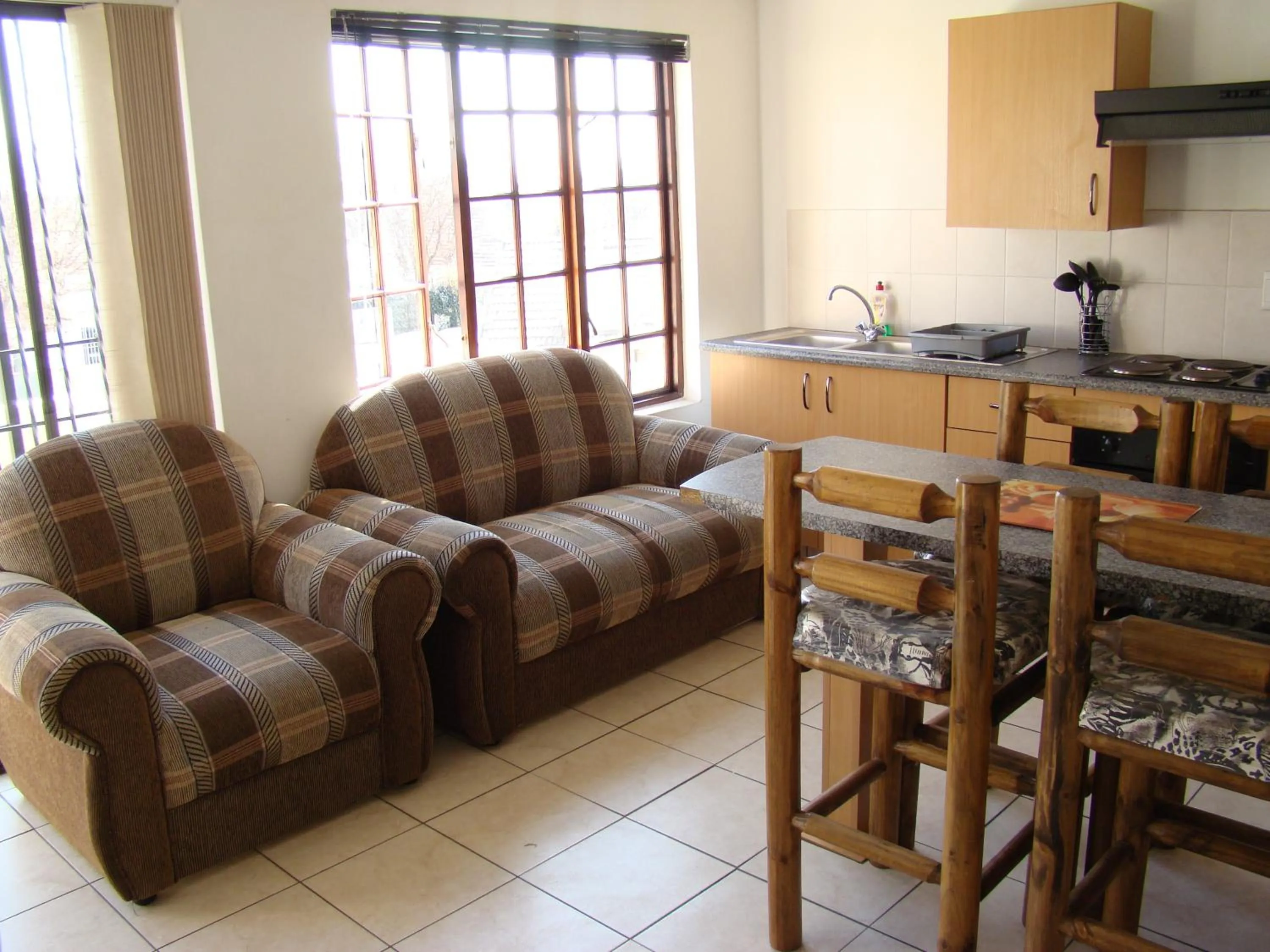 Seating area in Louhallas Accommodation
