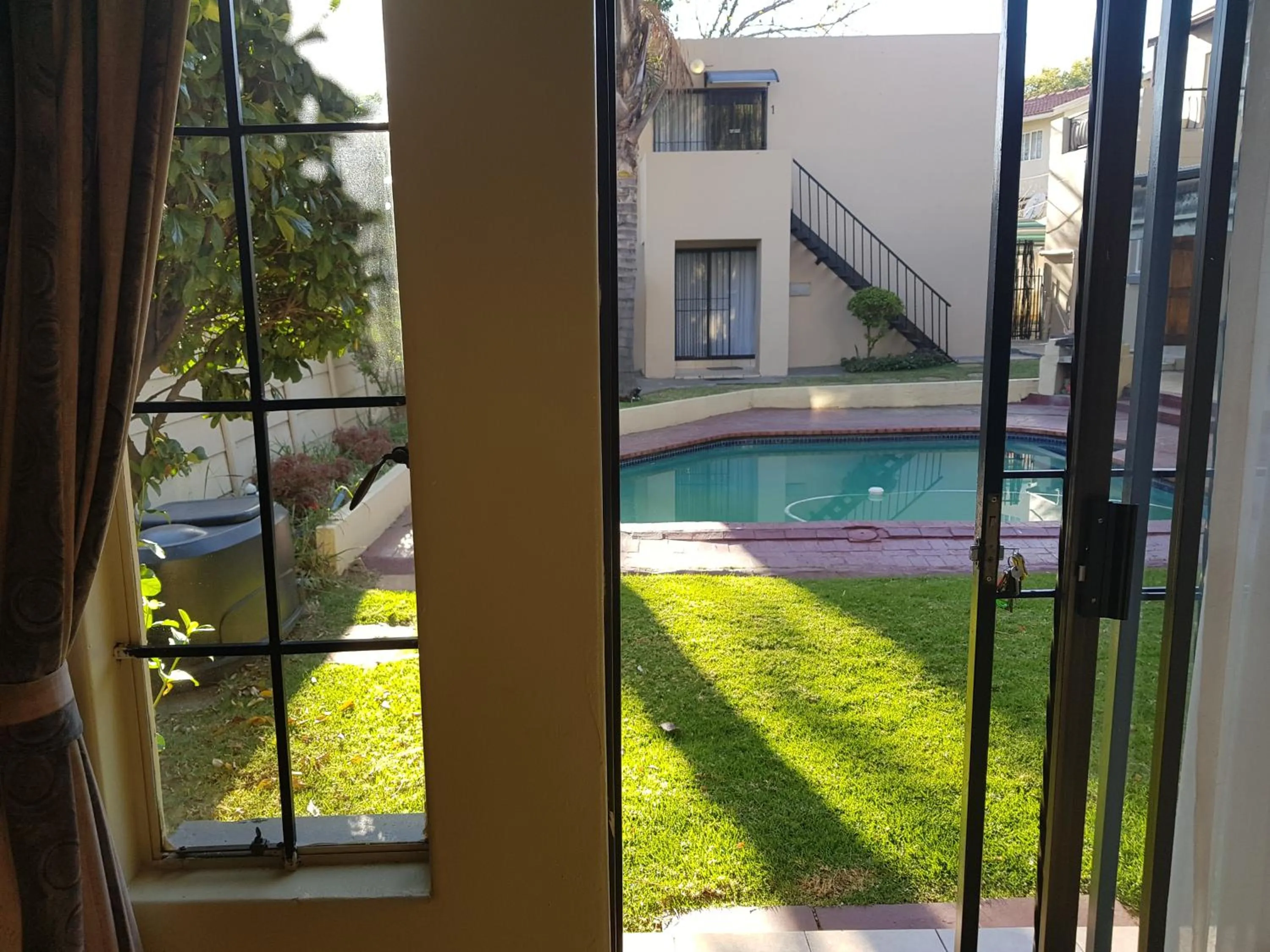 Pool view in Louhallas Accommodation