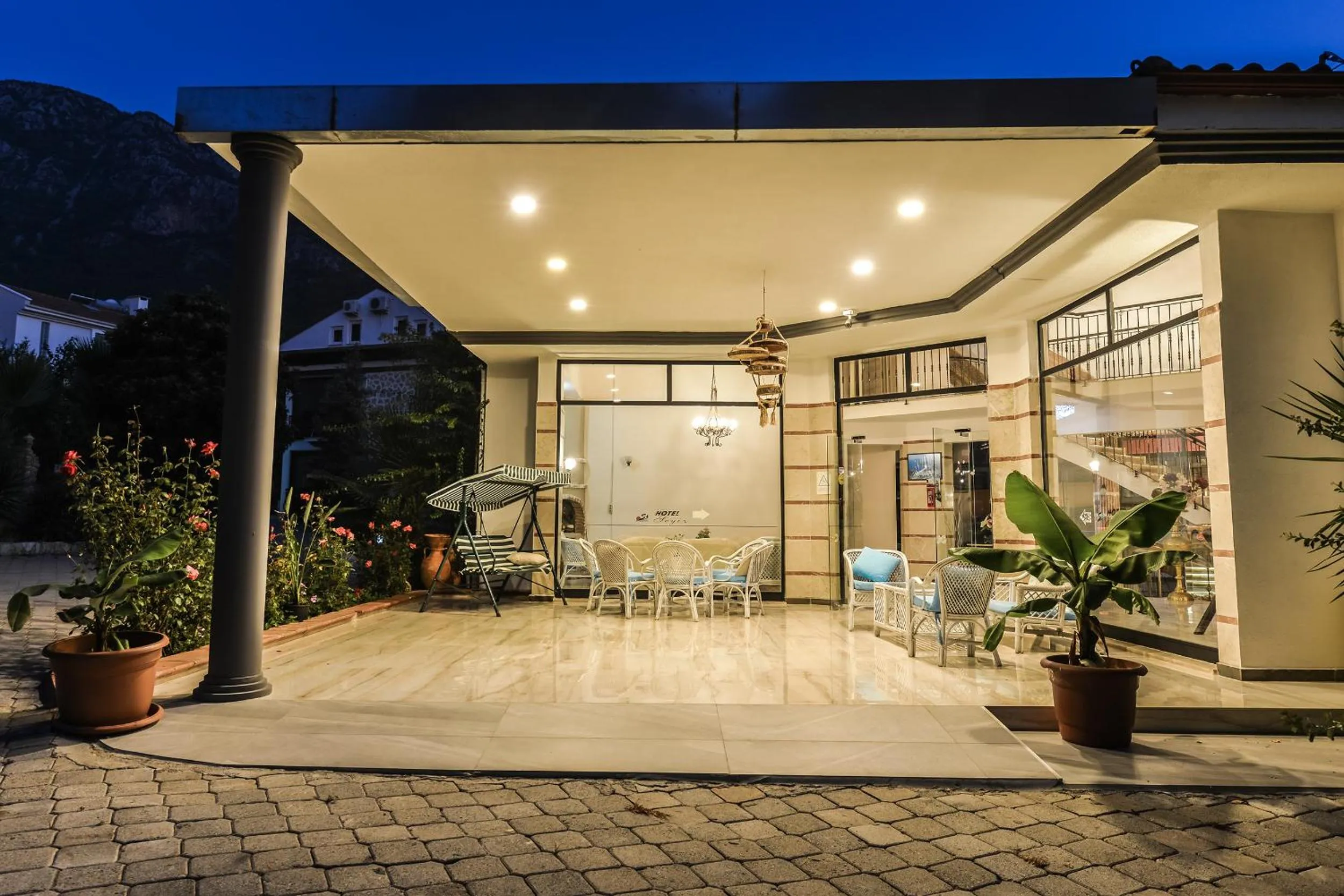 Patio in Seyir Village Hotel