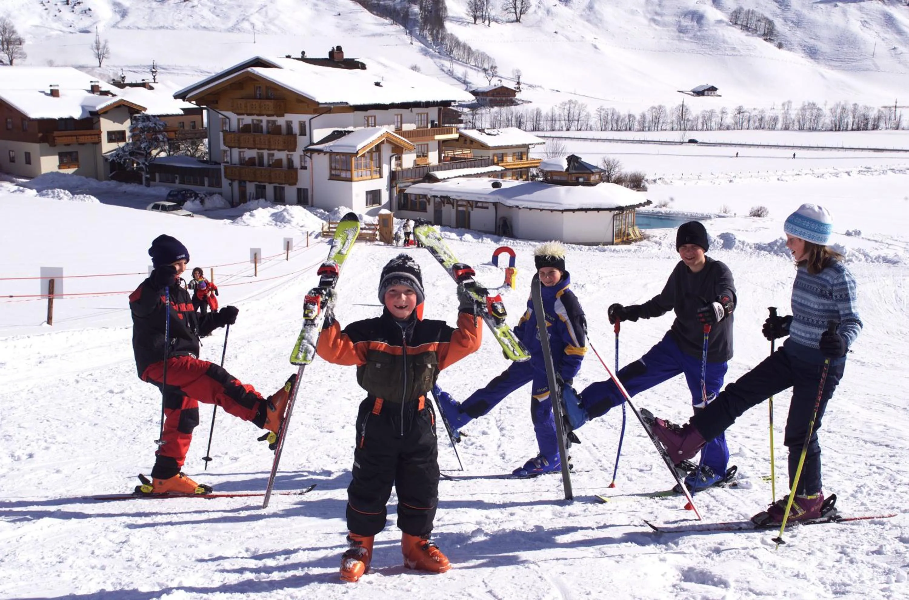 Skiing in Feriendorf Ponyhof