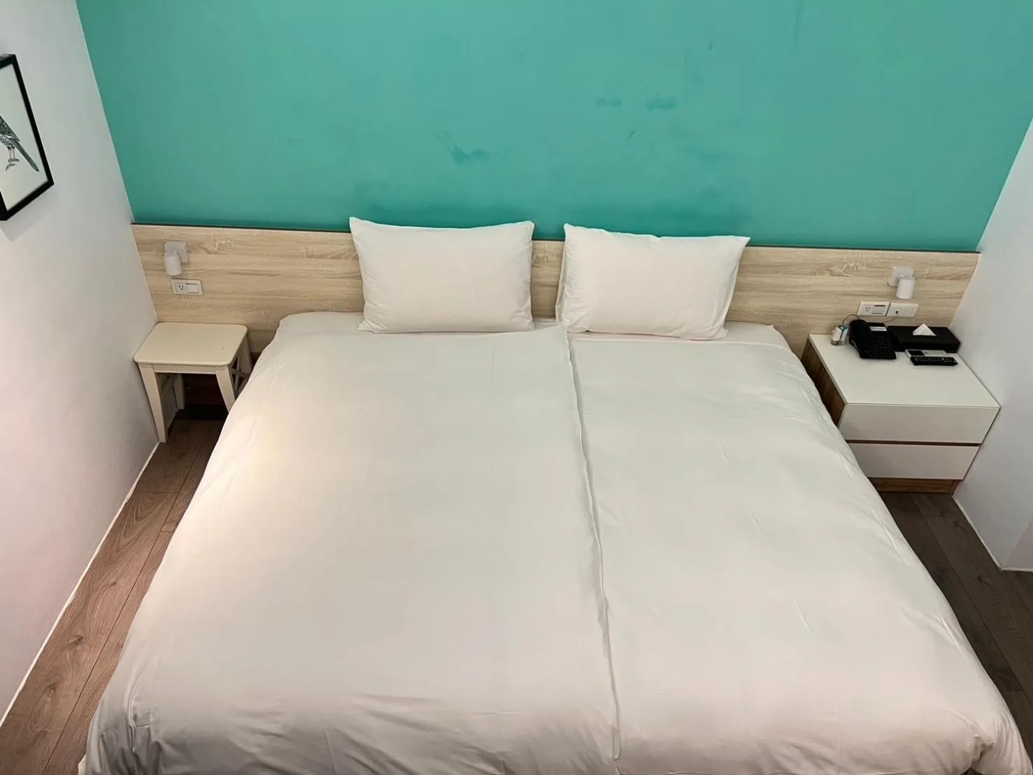 Bed in Greenight Hotel