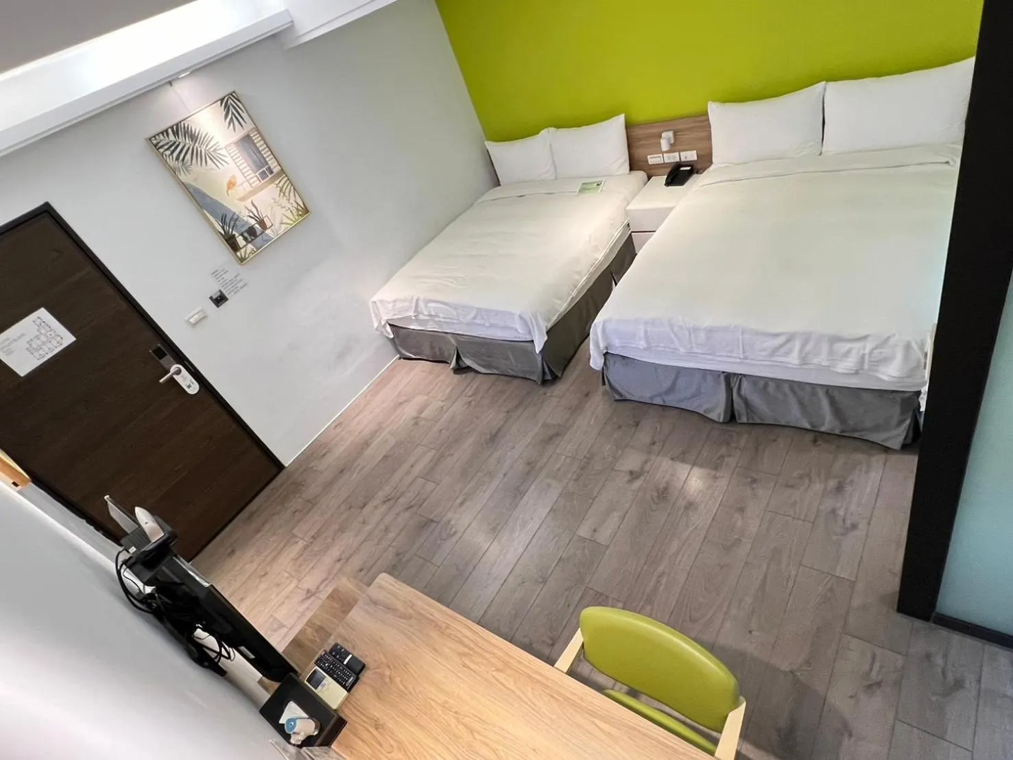 Bed in Greenight Hotel