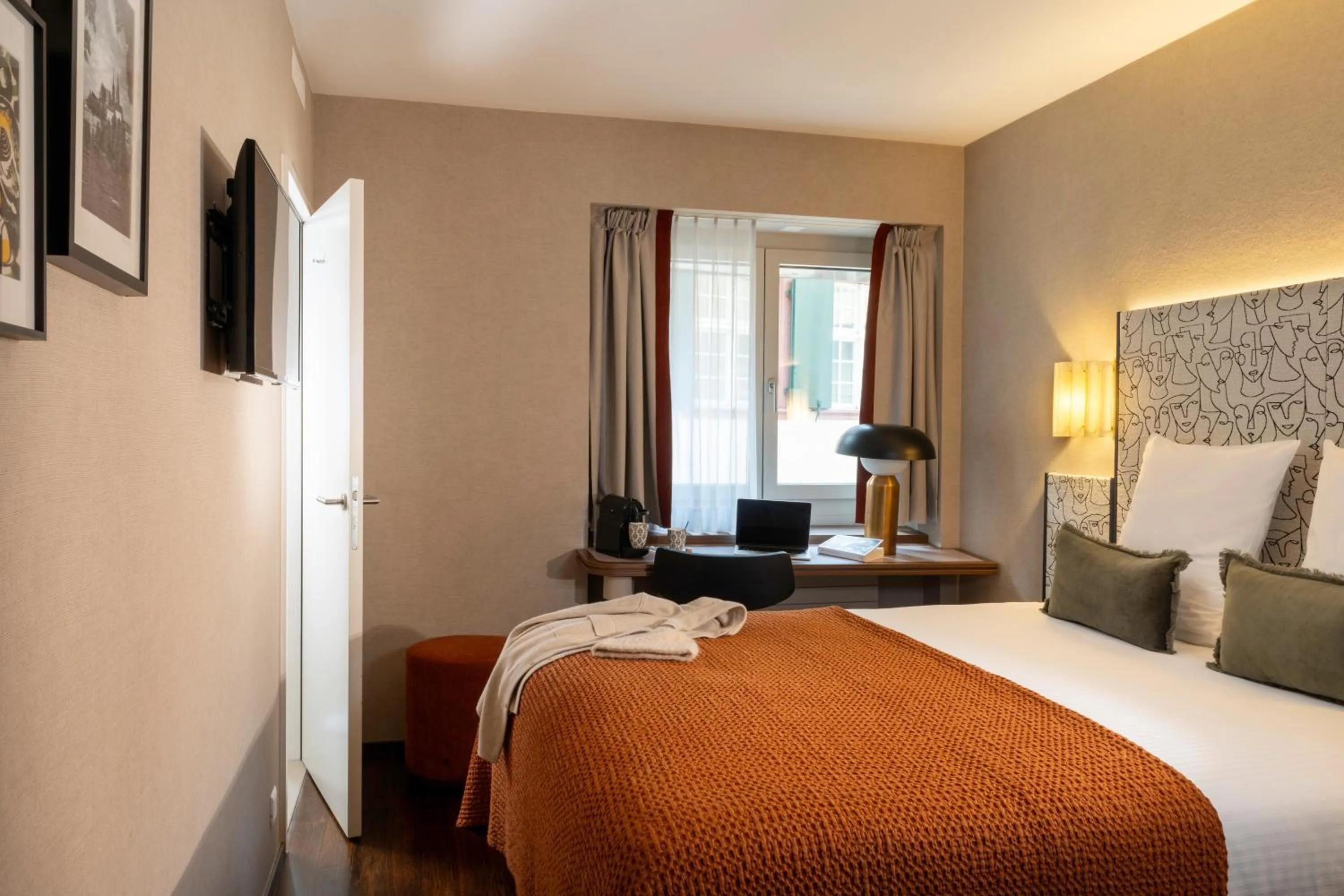 Bedroom, Bed in Hotel D - Basel - Fully Renovated 2025