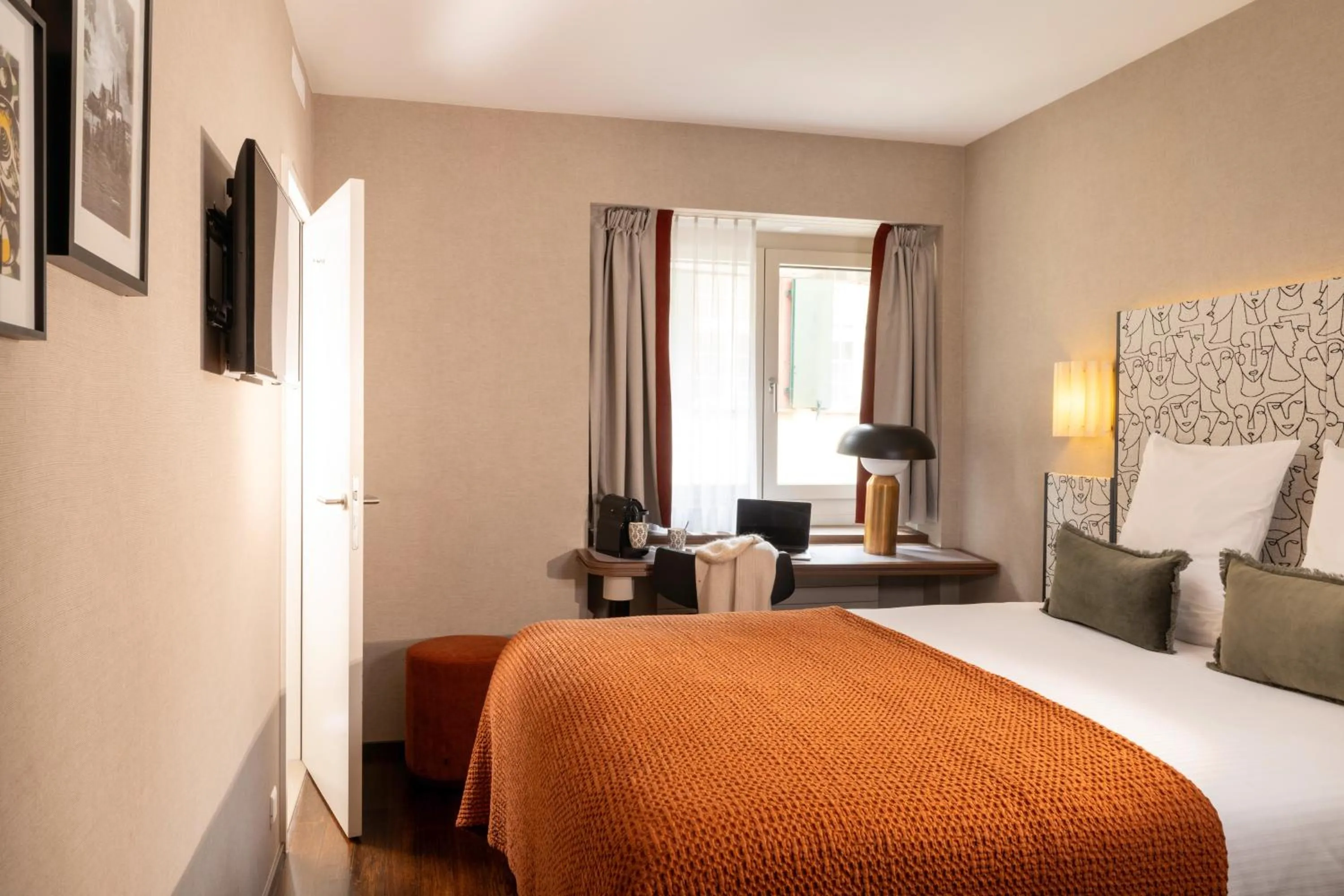 Bedroom, Bed in Hotel D - Basel - Fully Renovated 2025
