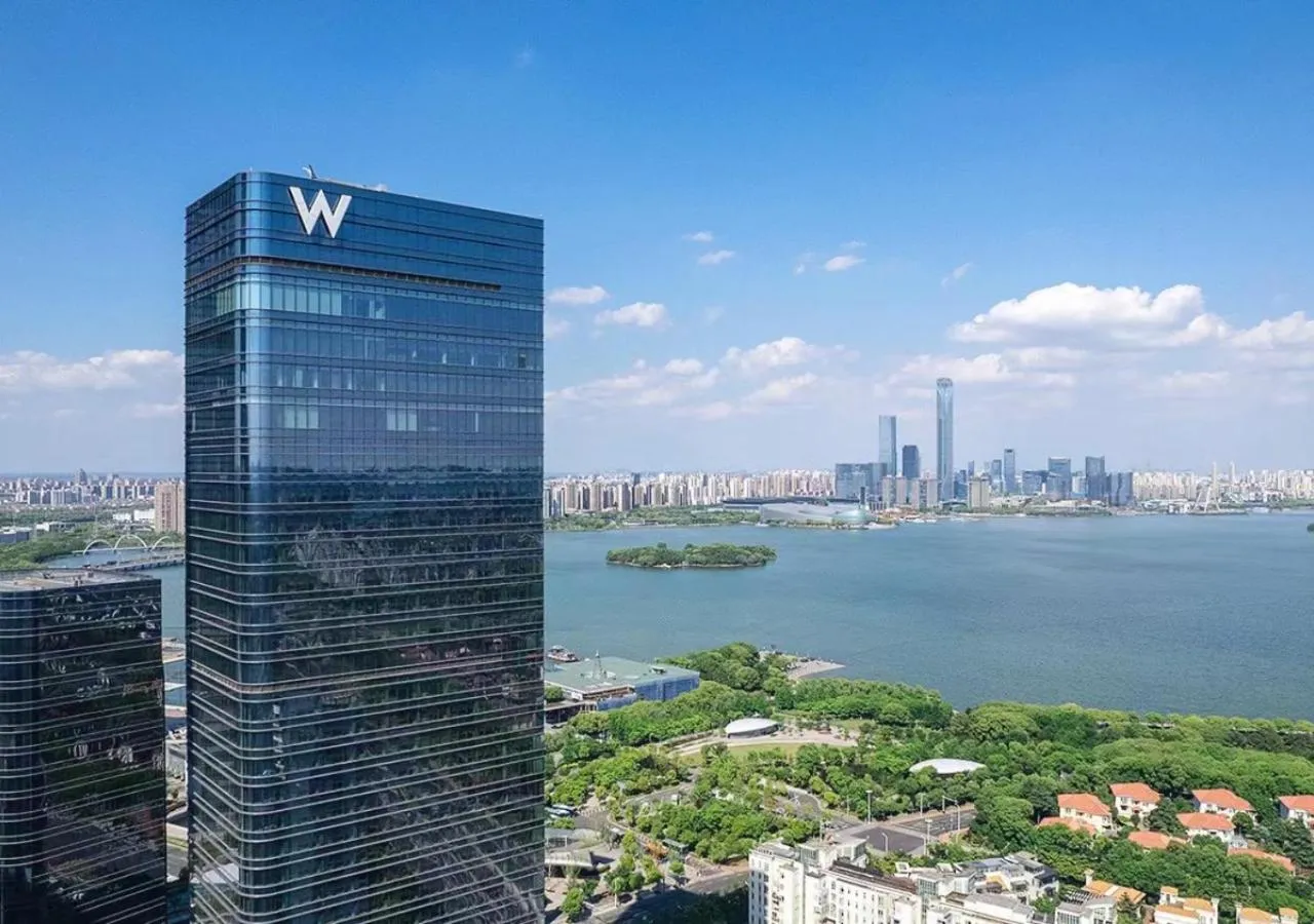 Bird's eye view in W Suzhou - Jinji Lake