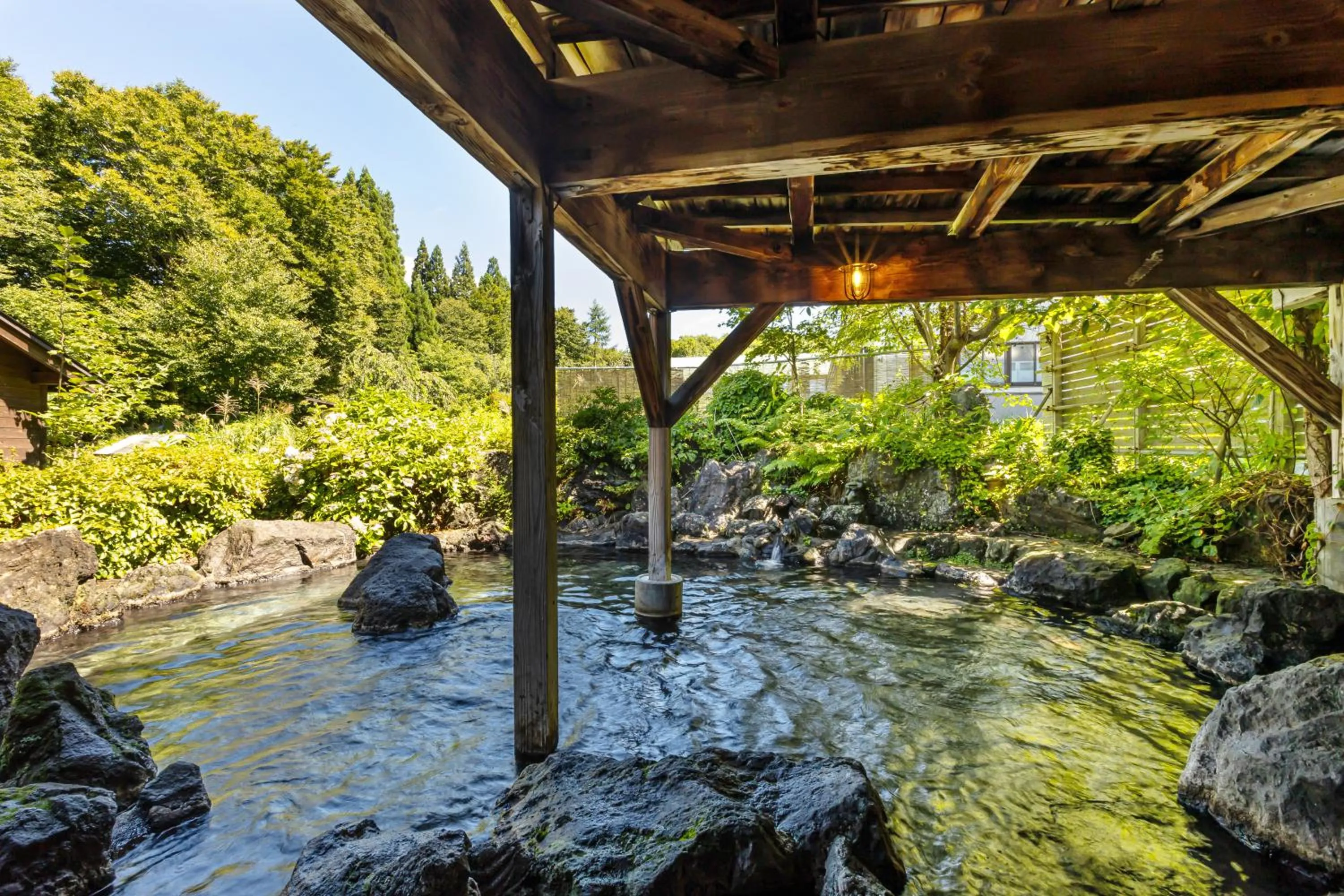 Open Air Bath in Plaza Hotel Sanrokuso