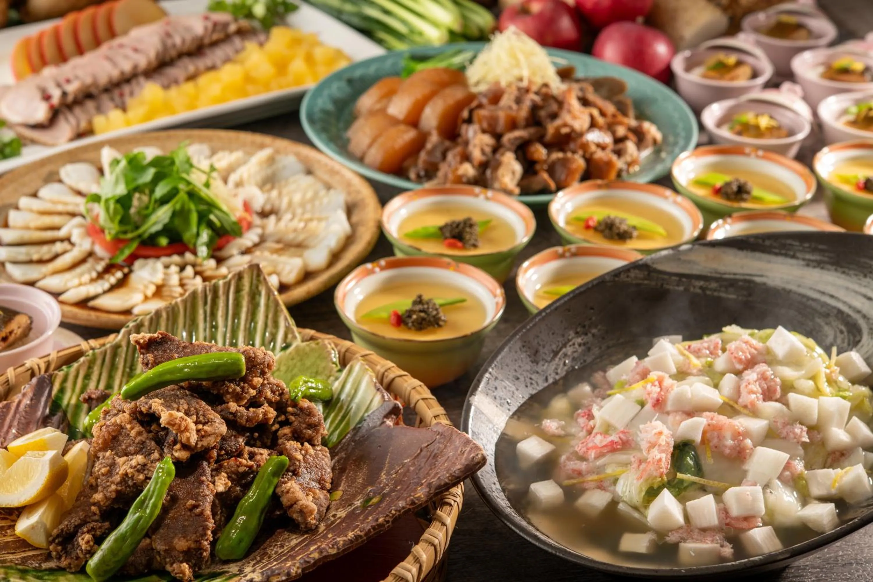 Dinner in KAMENOI HOTEL Tazawako