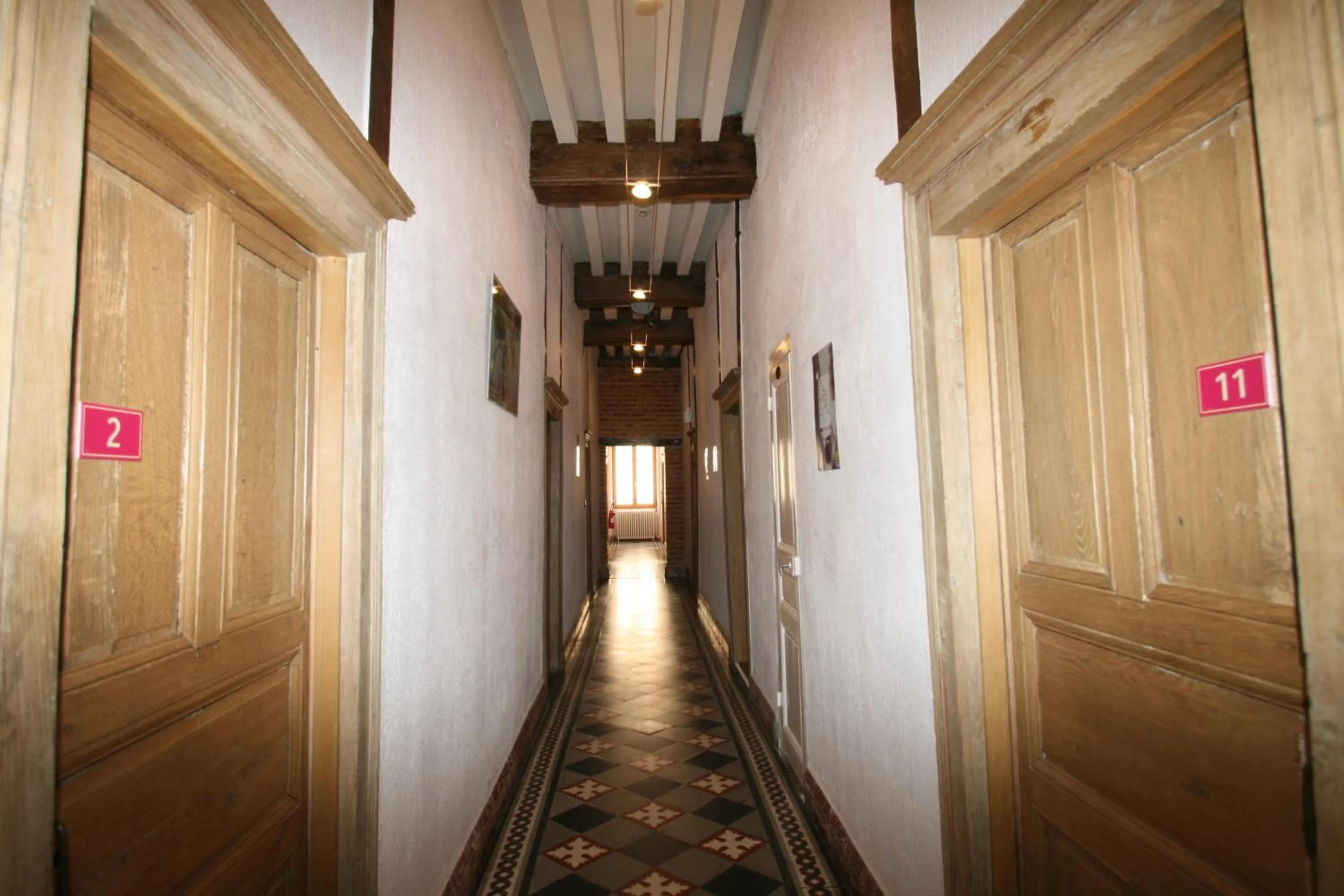 Decorative detail in Logis Hostellerie Bressane