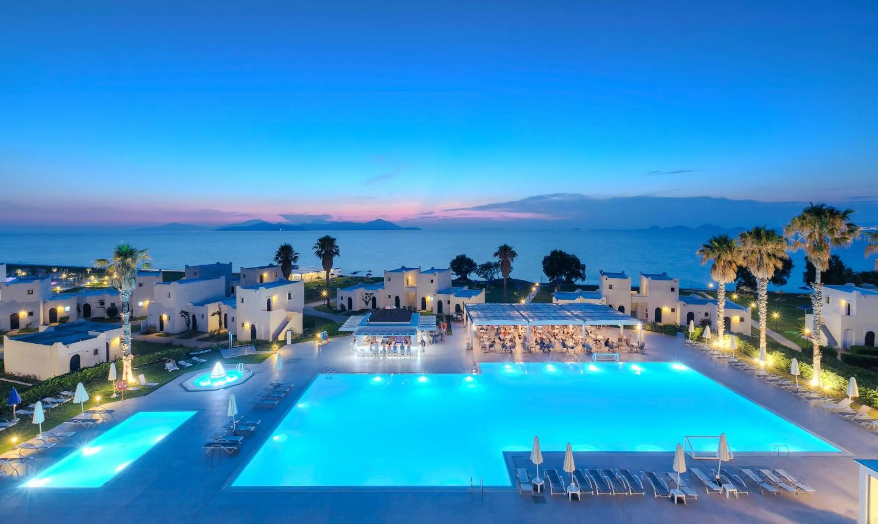 Swimming pool in The Aeolos Beach Hotel