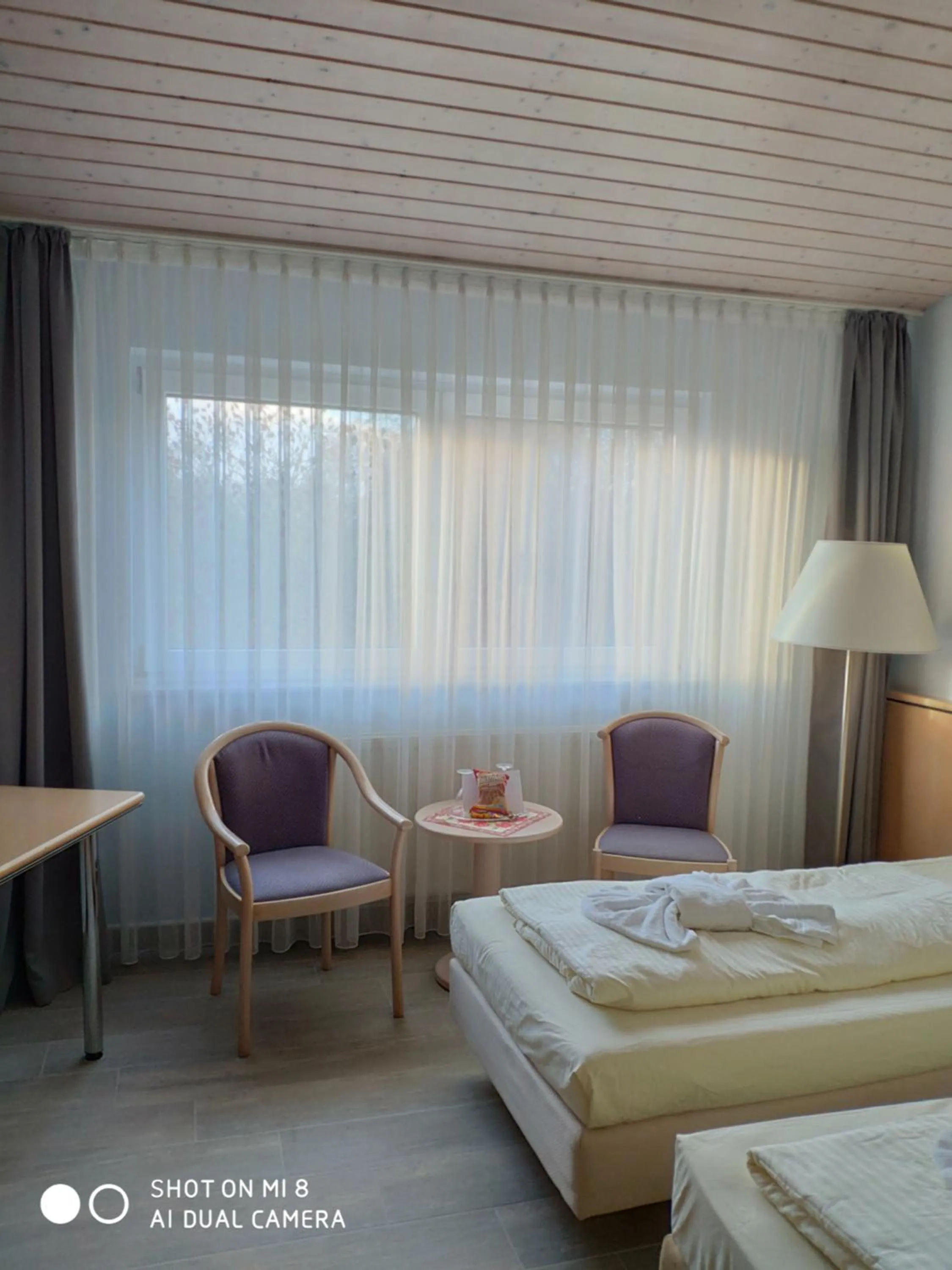 Seating area, Bed in Seehotel Luisenhof