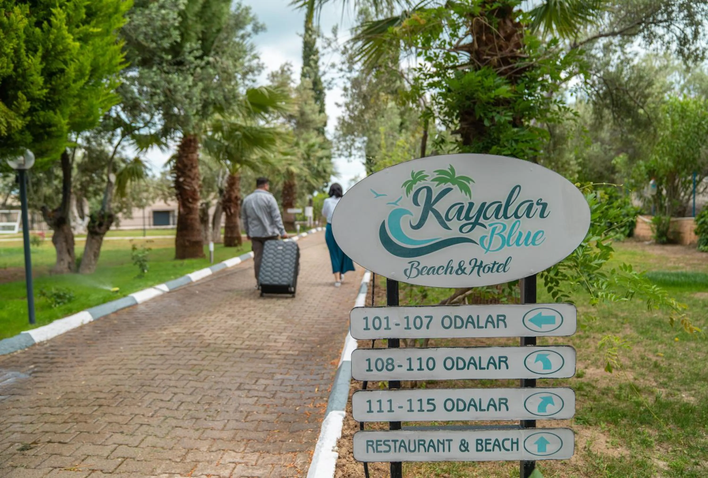 Property logo or sign in Kayalar Blue Beach Hotel