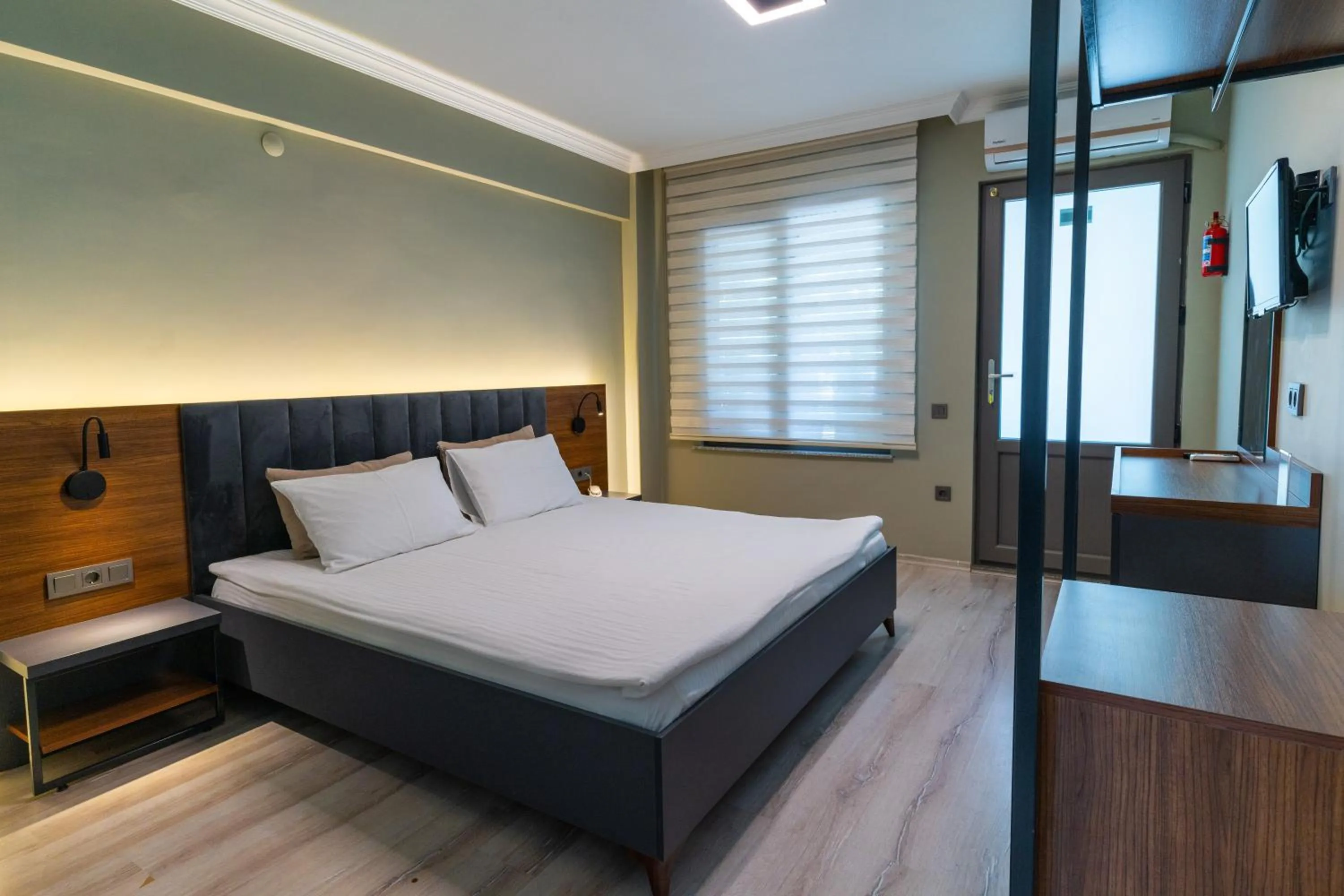 Photo of the whole room, Bed in Kayalar Blue Beach Hotel