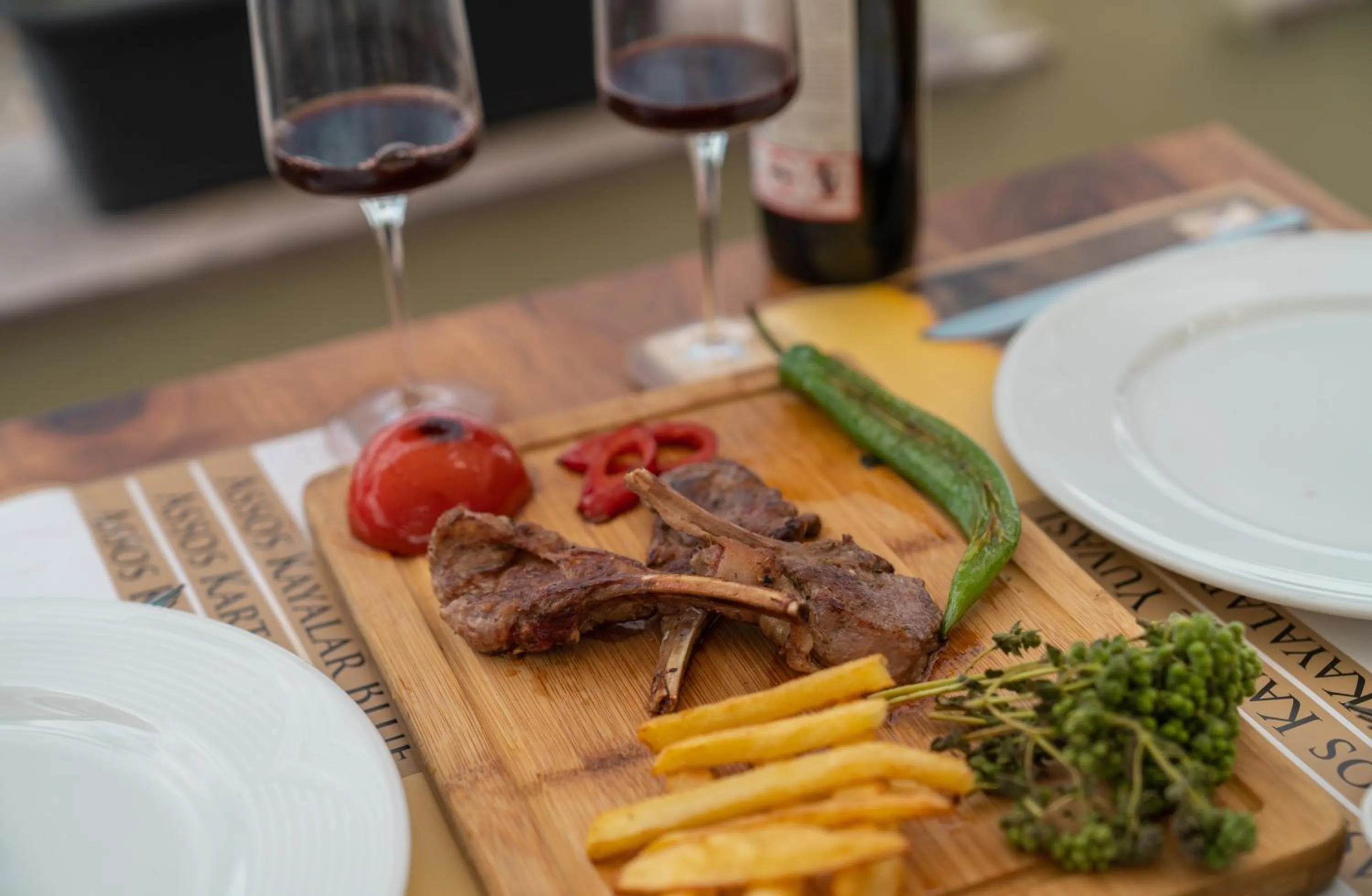 Food in Kayalar Blue Beach Hotel