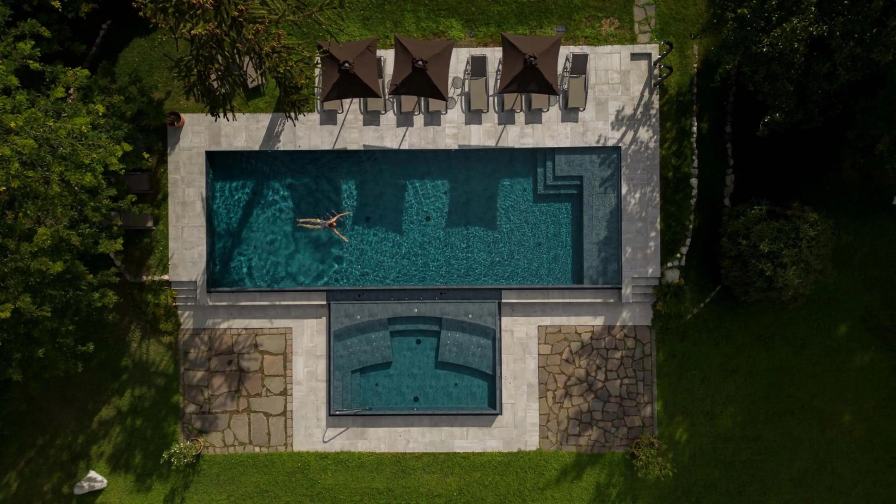 Swimming pool in Hotel Castel Rundegg (Adults Only)