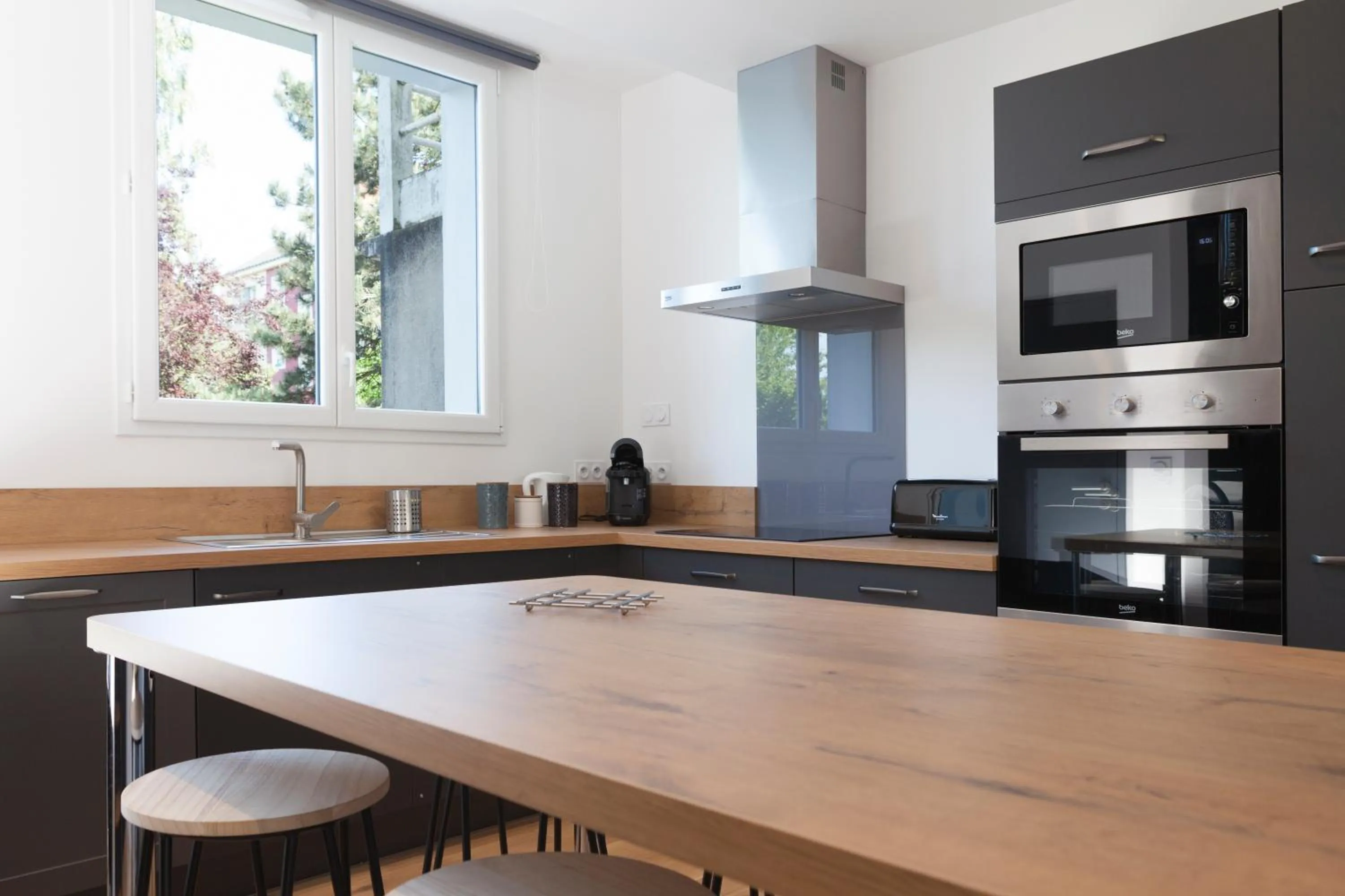 Kitchen or kitchenette in Résidence Maréchal Leclerc