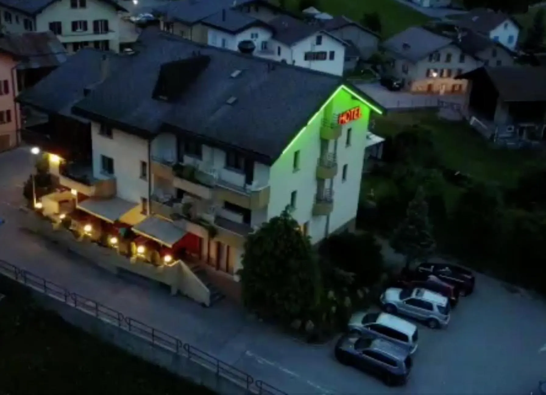 Bird's eye view in Hotel Central