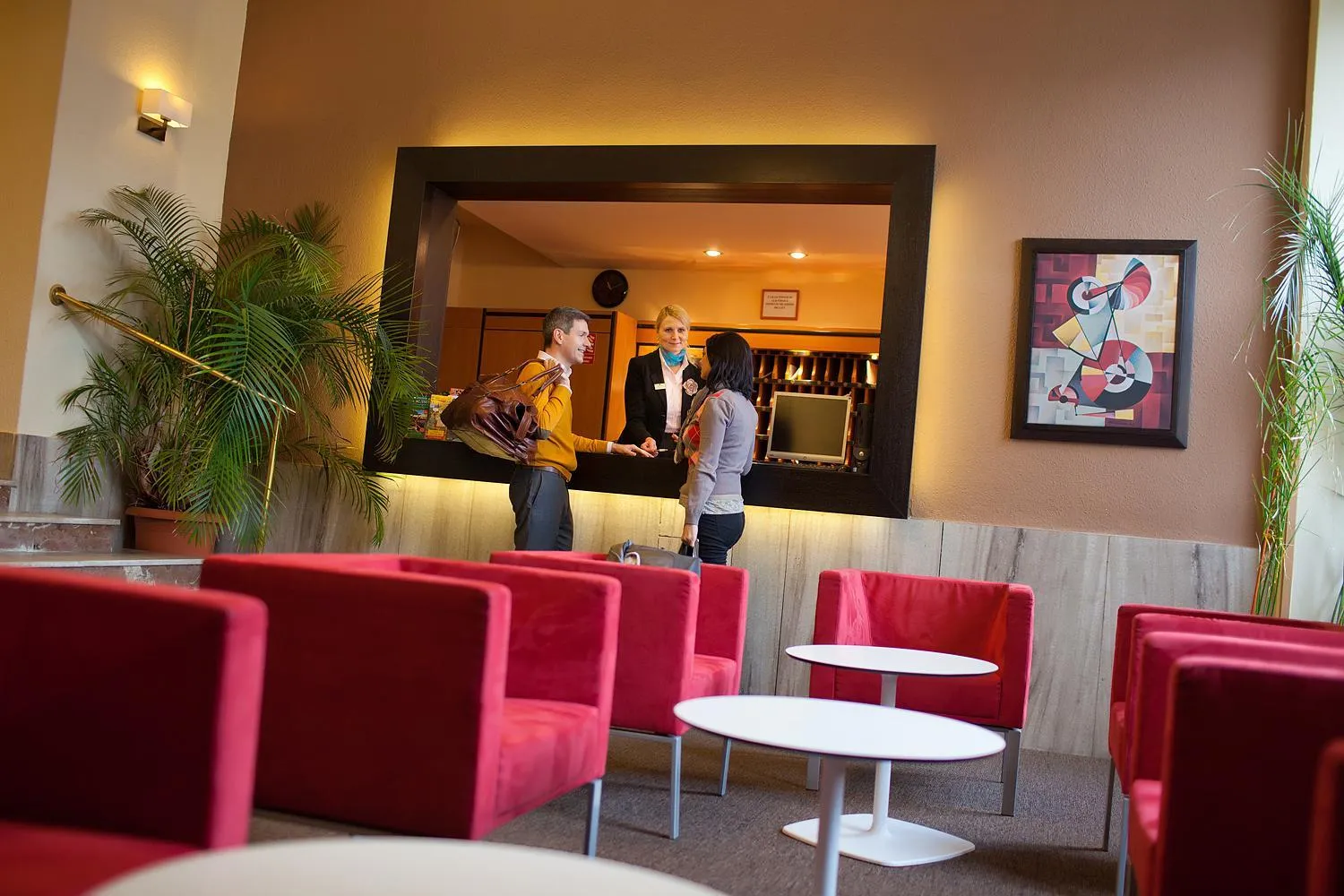 Lobby or reception in Hotel Merkur - Czech Leading Hotels