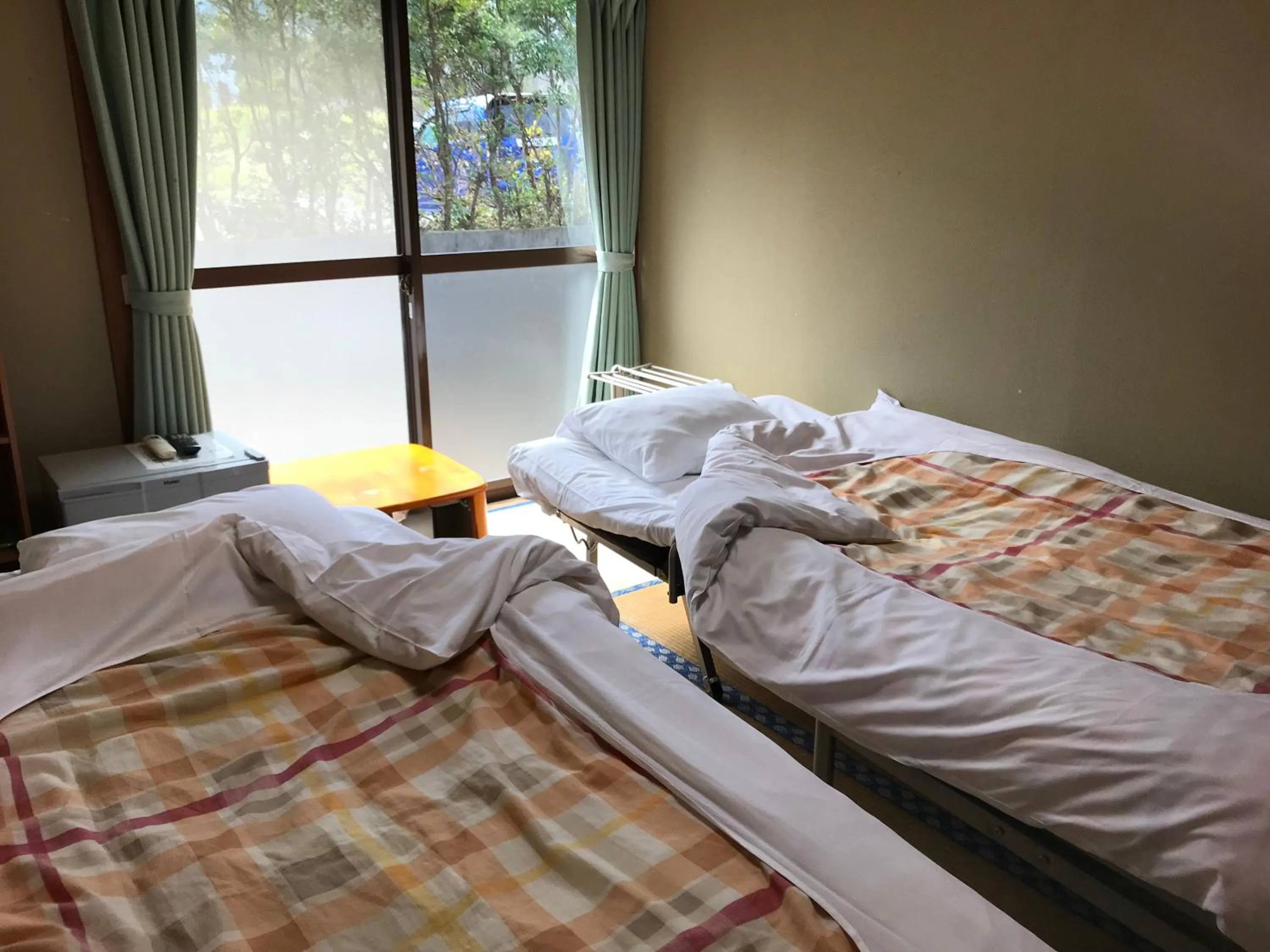 Bed in Minshuku Nodoka