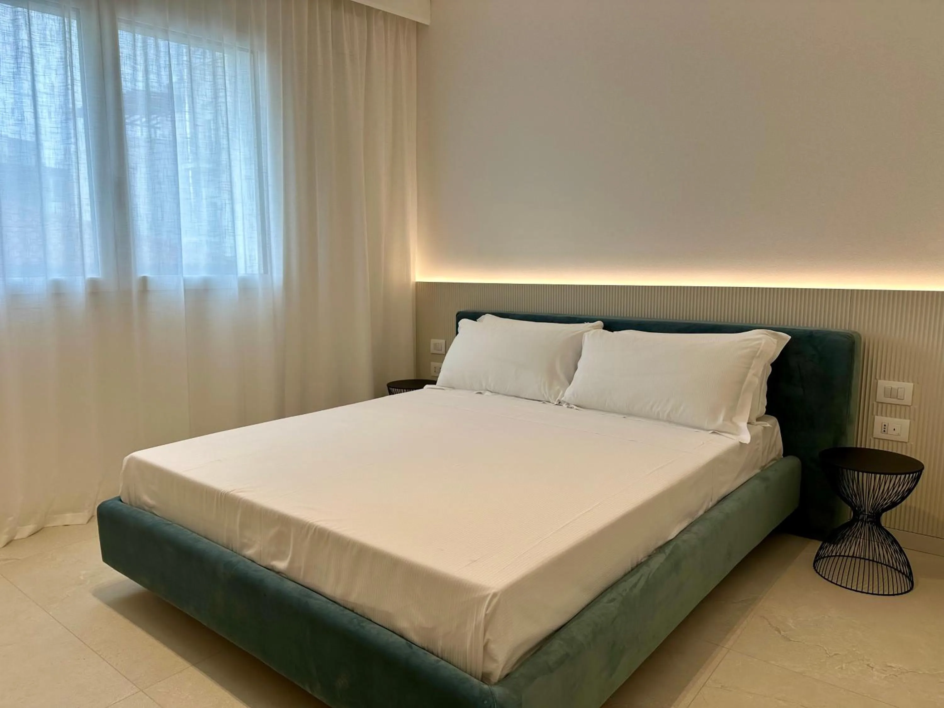 Bed in Hotel Principe